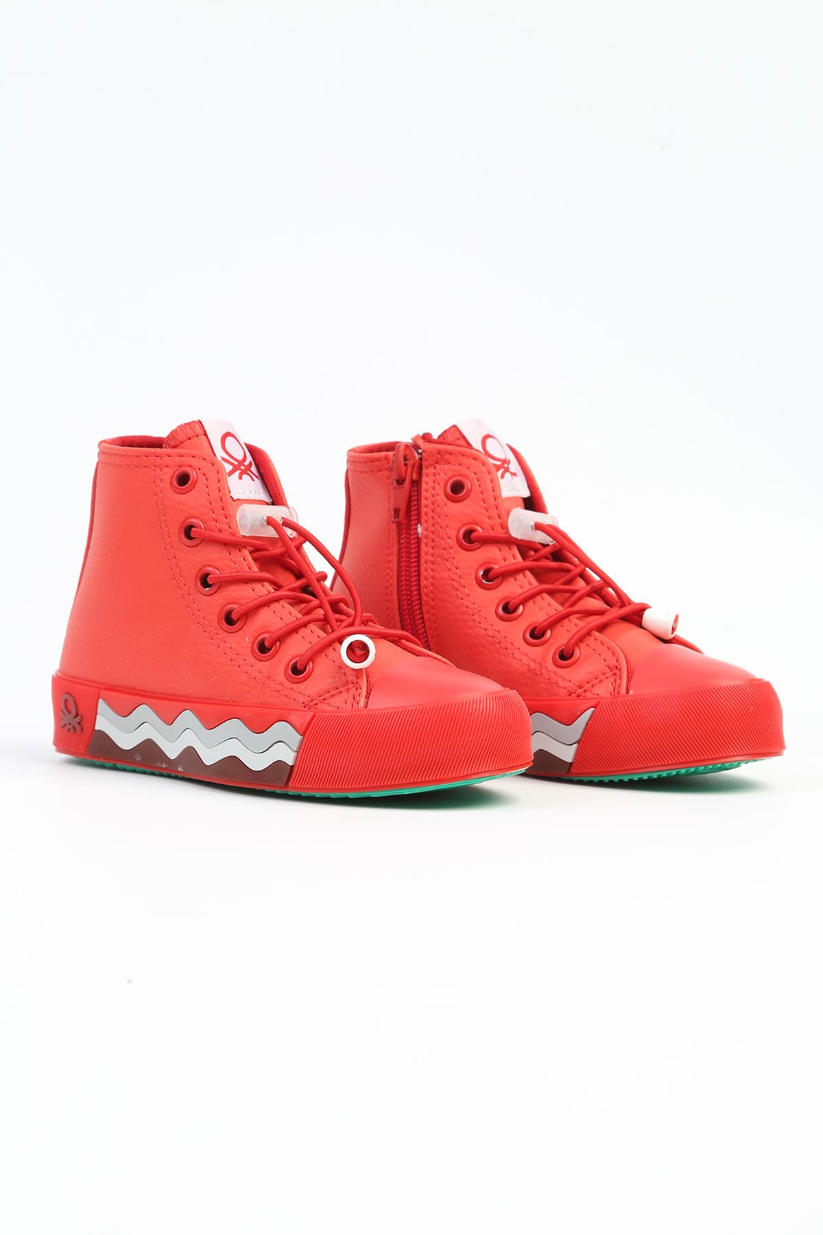 ® | BN-31142 - 3394 Kırmızı - Spor Ayakkabı - Görsel 3