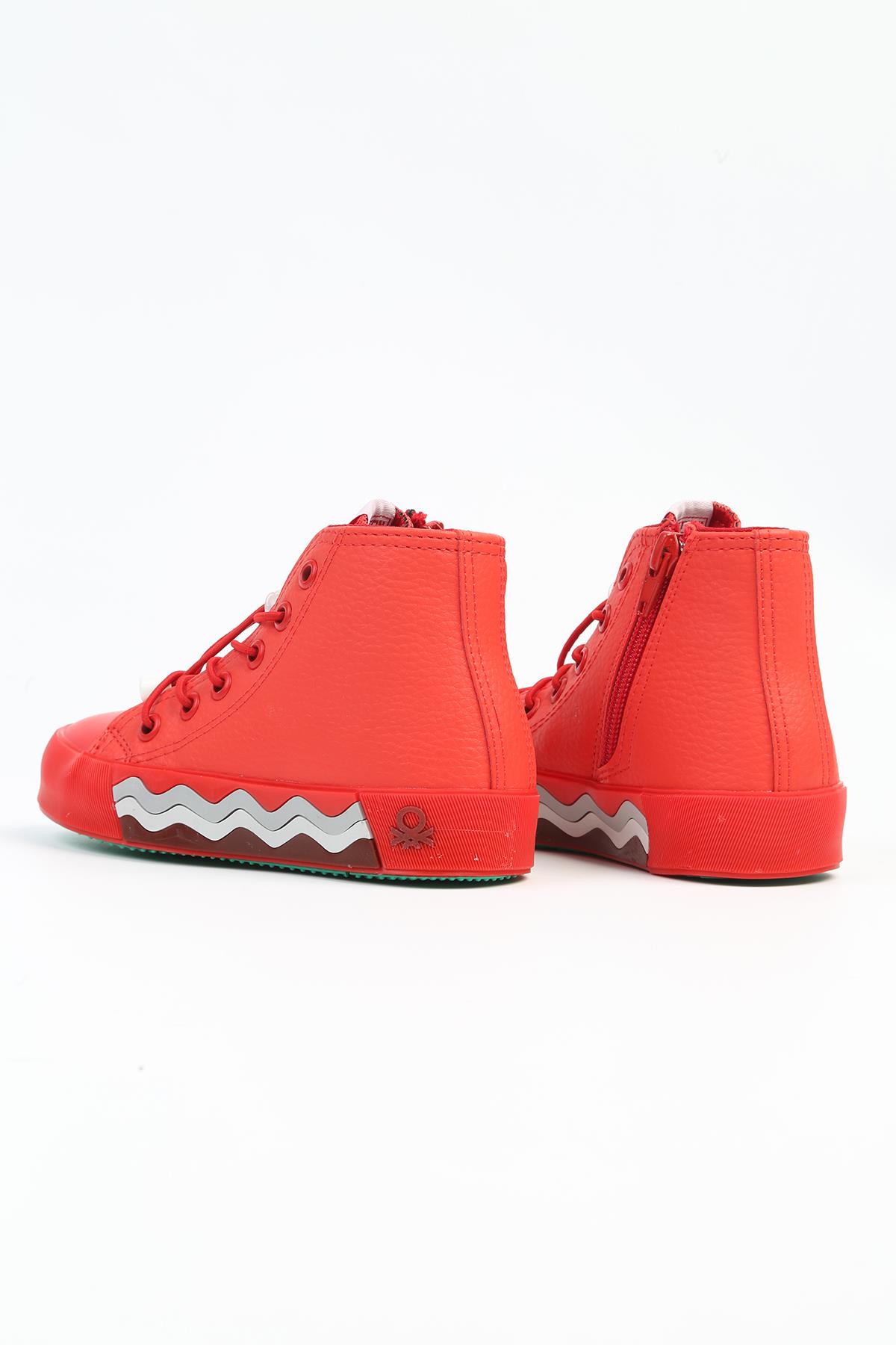 ® | BN-31142 - 3394 Kırmızı - Spor Ayakkabı - Görsel 4