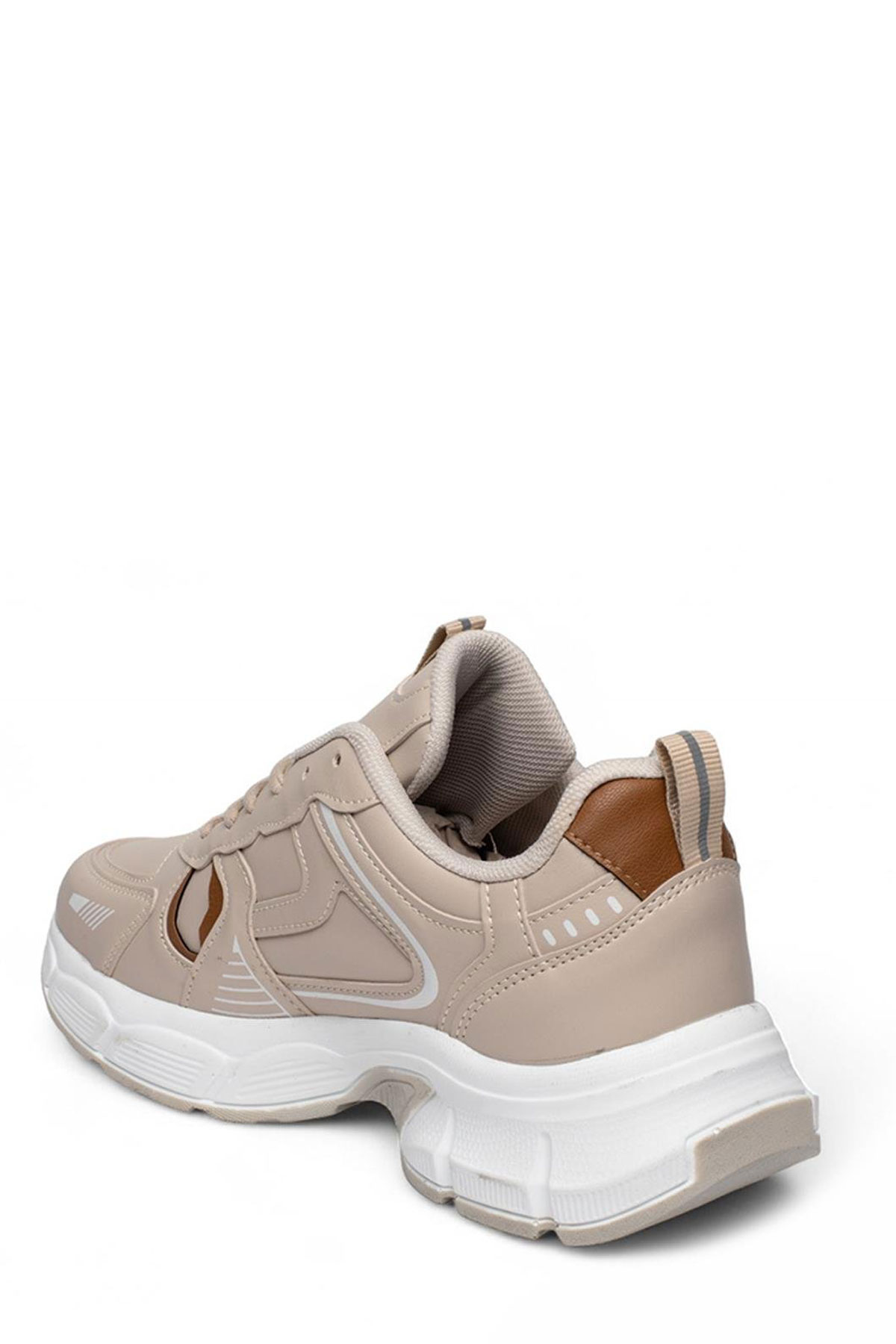 Kadın Yüksek Taban Günlük Sneakers Spor Ayakkabı 4010-101-0001 - Görsel 4