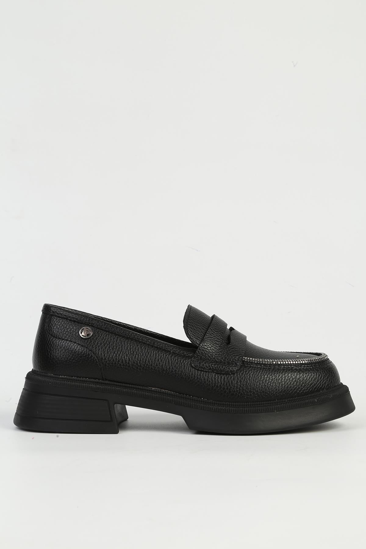 Siyah Kadın Loafer Ayakkabı PC-54783 - Görsel 2