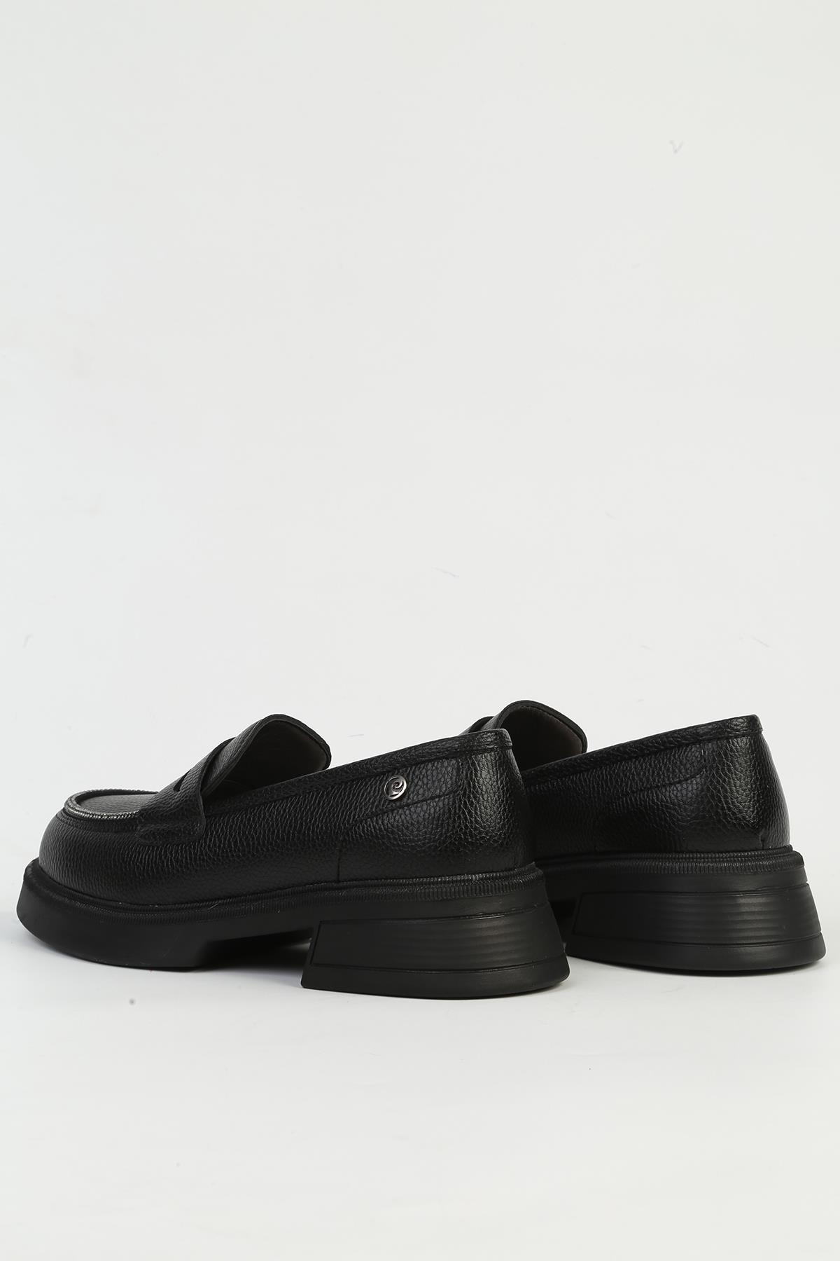 Siyah Kadın Loafer Ayakkabı PC-54783 - Görsel 4