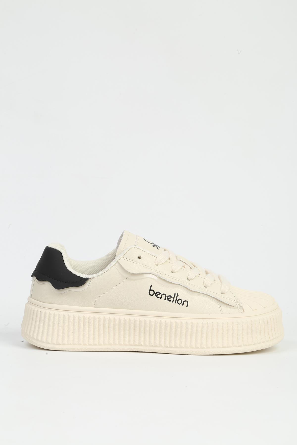 Bej Kadın Spor Ayakkabı İTHAL BNI-12152 - Görsel 2