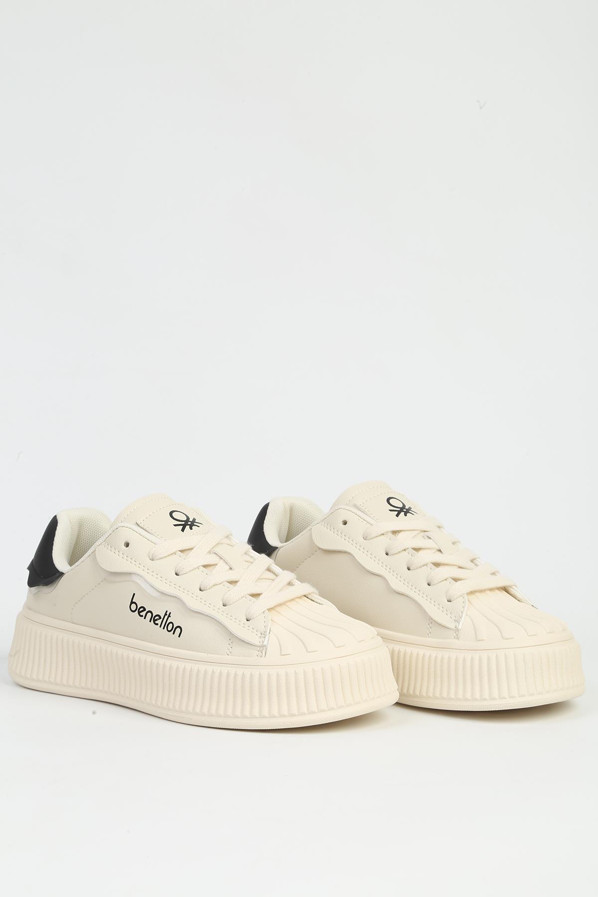 Bej Kadın Spor Ayakkabı İTHAL BNI-12152 - Görsel 3