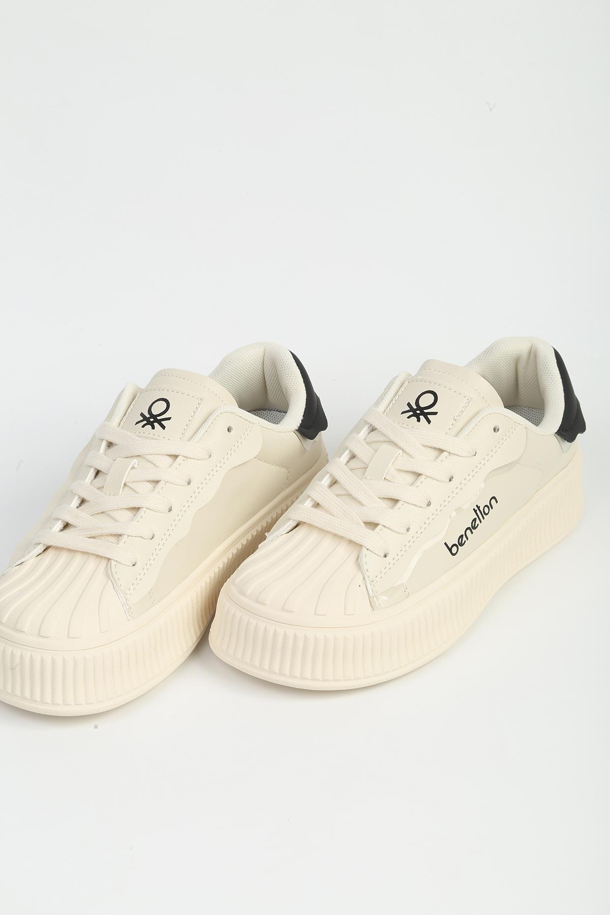 Bej Kadın Spor Ayakkabı İTHAL BNI-12152 - Görsel 5