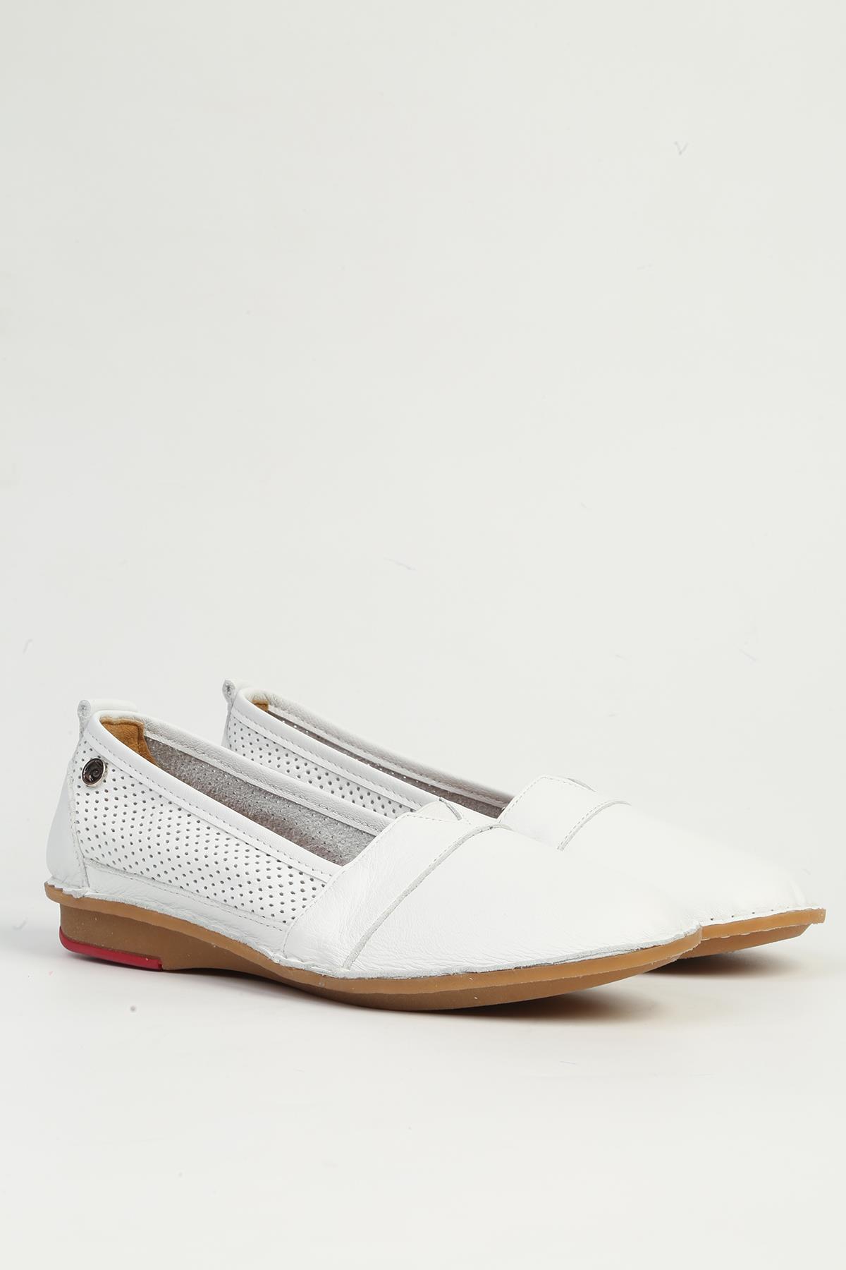 Beyaz Kadın Spor Ayakkabı PC-54558 - Görsel 3