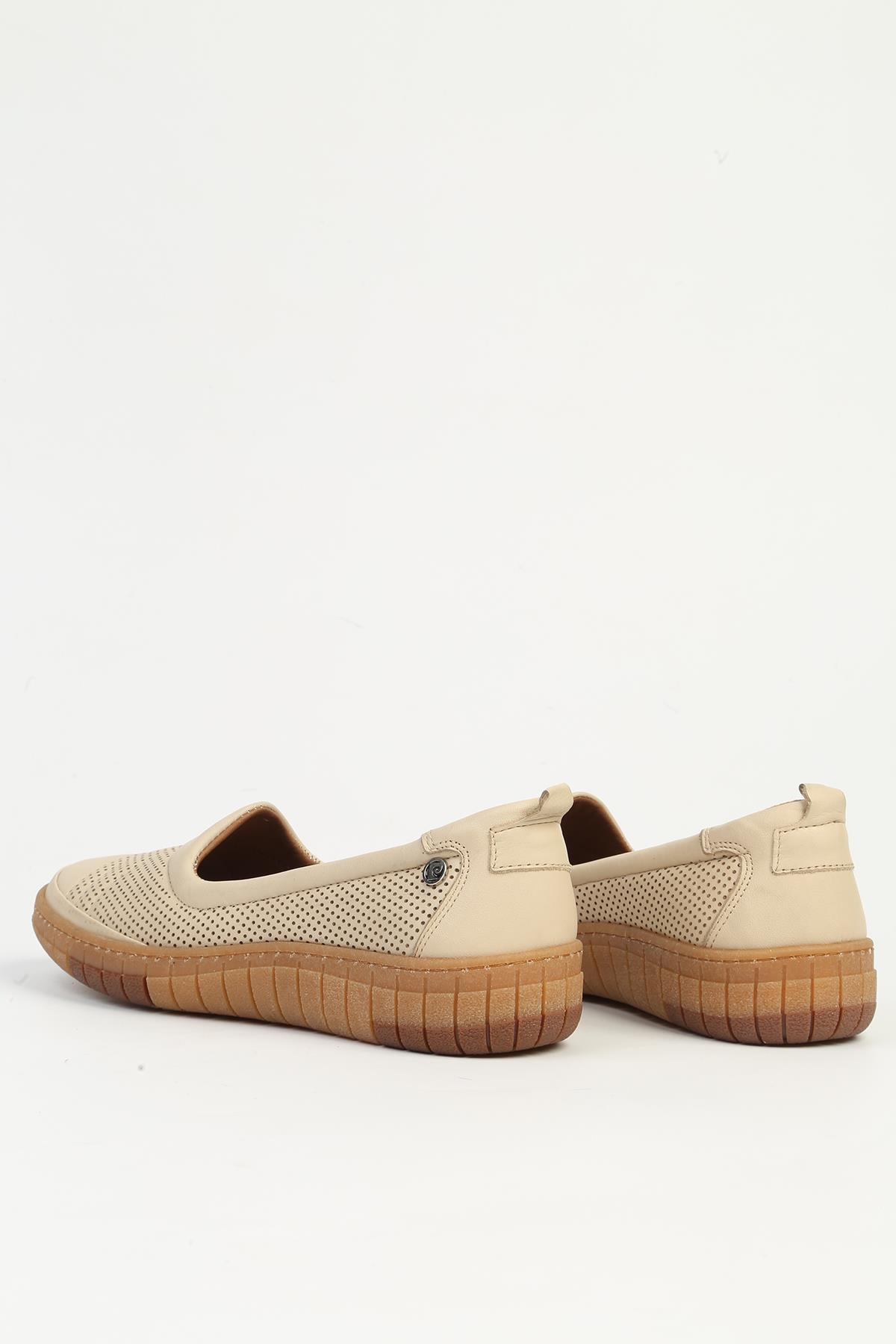 Bej Kadın Spor Ayakkabı PC-54562 - Görsel 4