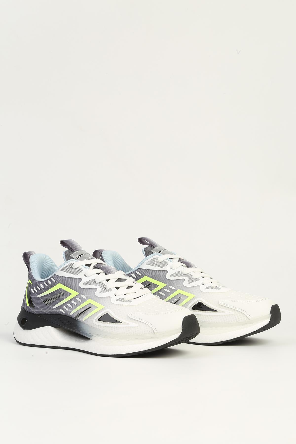 Beyaz Gri Erkek Spor Ayakkabı İTHAL PCI-11416 - Görsel 3