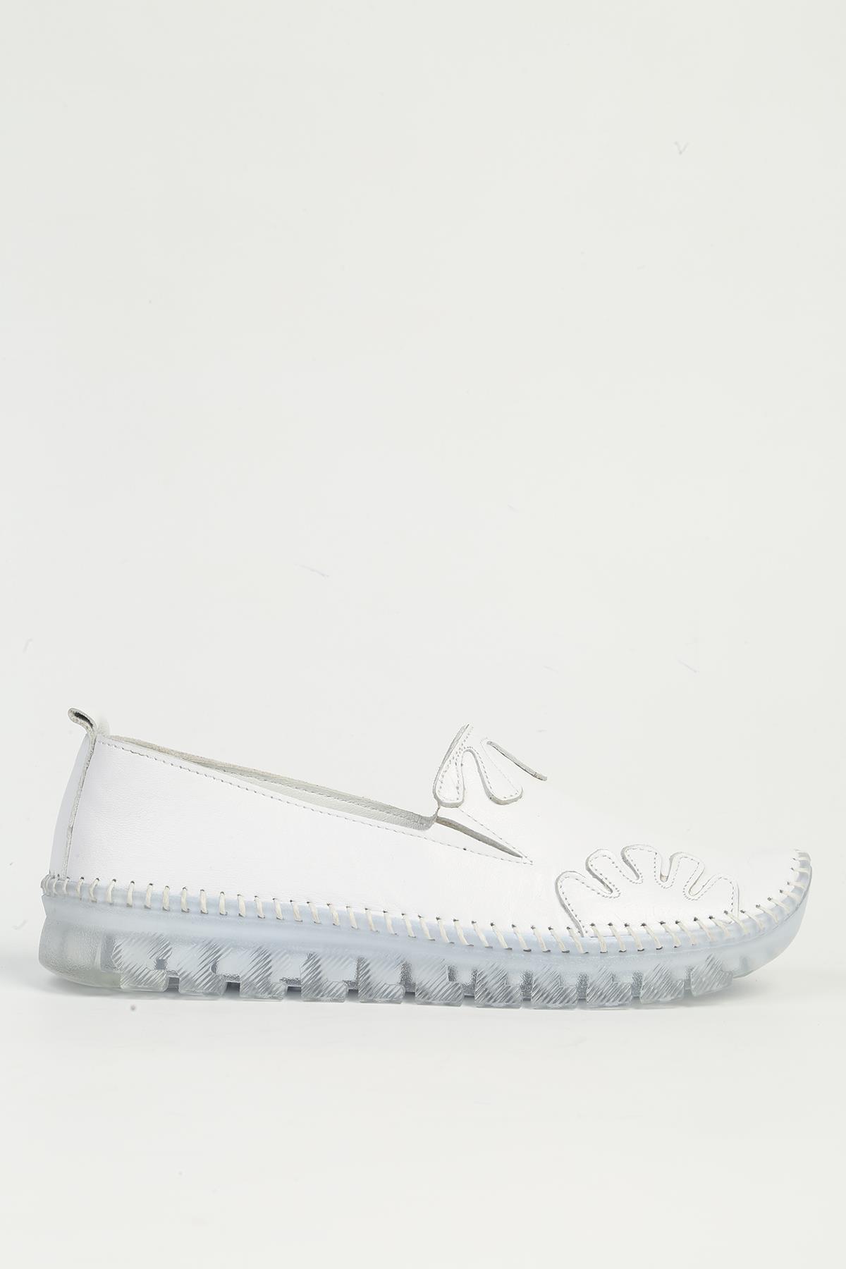 Beyaz Kadın Spor Ayakkabı PC-54763 - Görsel 2