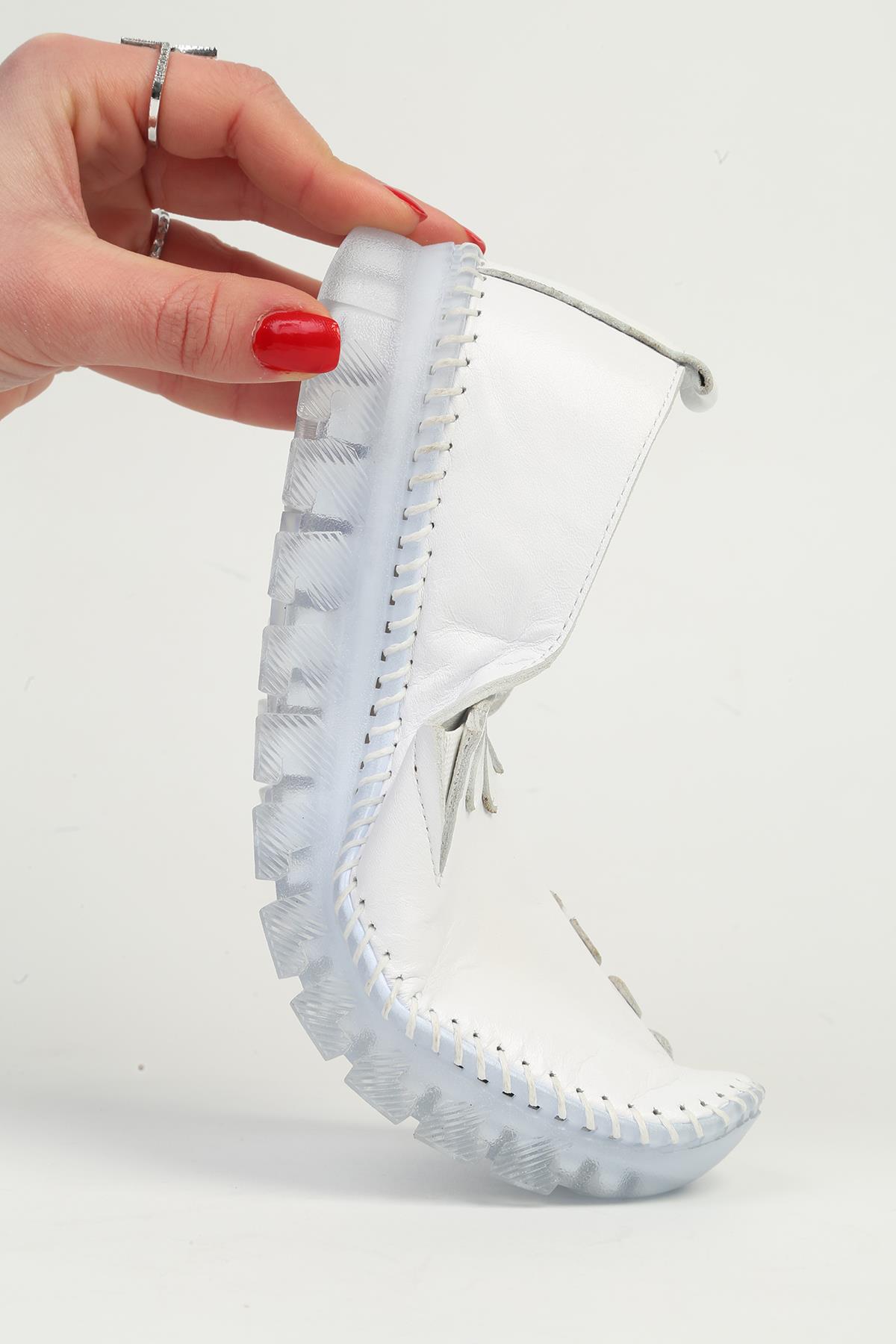 Beyaz Kadın Spor Ayakkabı PC-54763 - Görsel 3