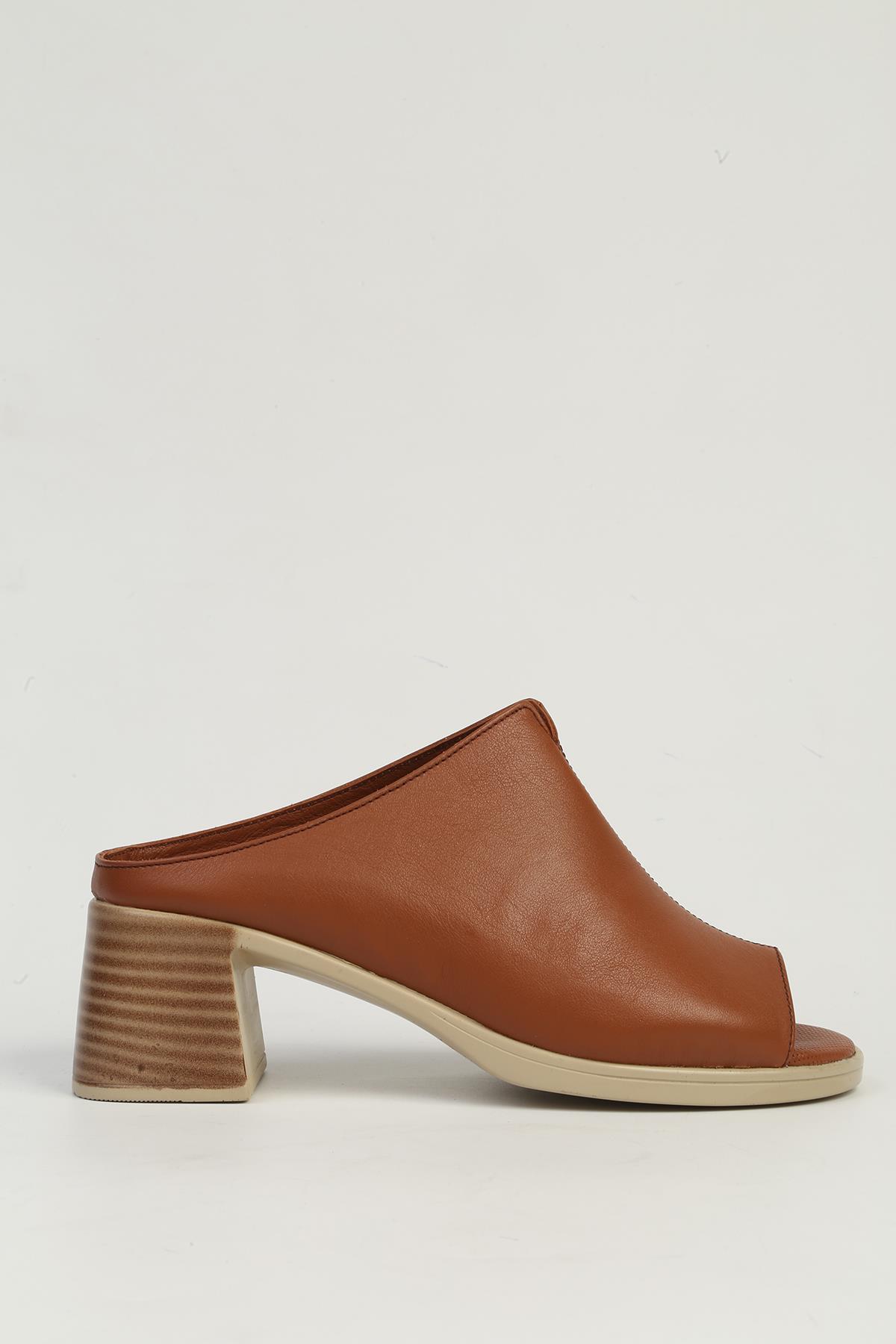 Taba Kadın Topuklu Ayakkabı PC-7396 - Görsel 2