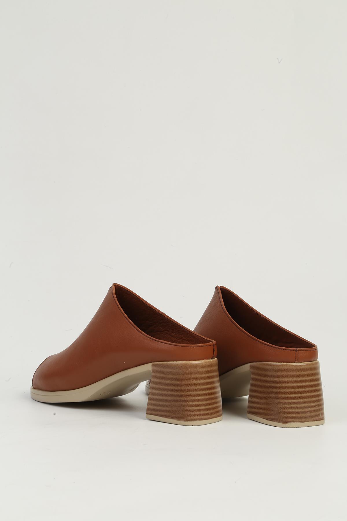 Taba Kadın Topuklu Ayakkabı PC-7396 - Görsel 4