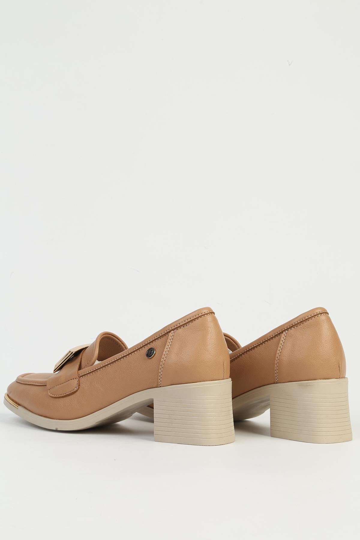 Vizon Kadın Topuklu Ayakkabı PC-54781 - Görsel 4