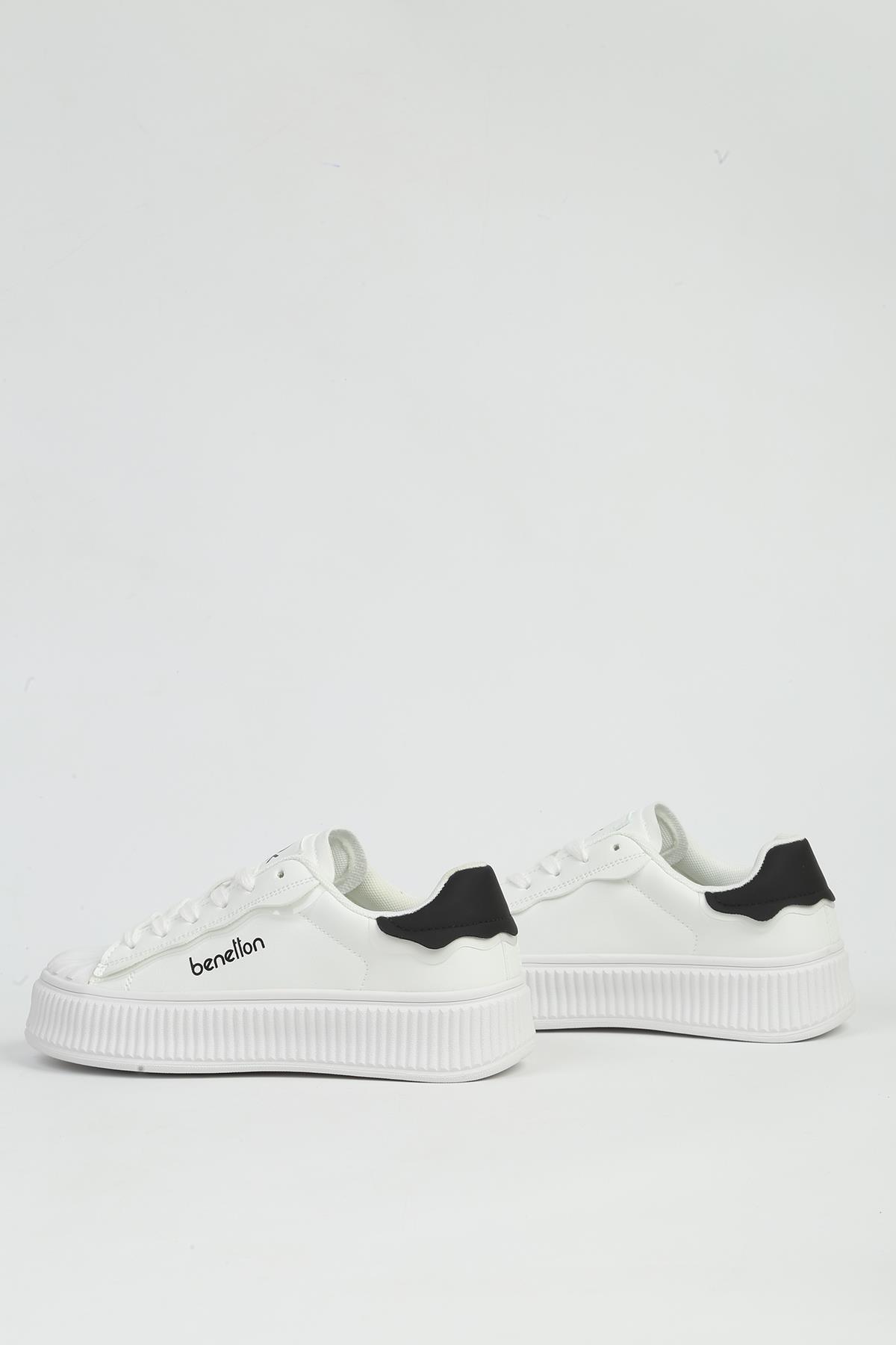 Beyaz Kadın Spor Ayakkabı İTHAL BNI-12152 - Görsel 4