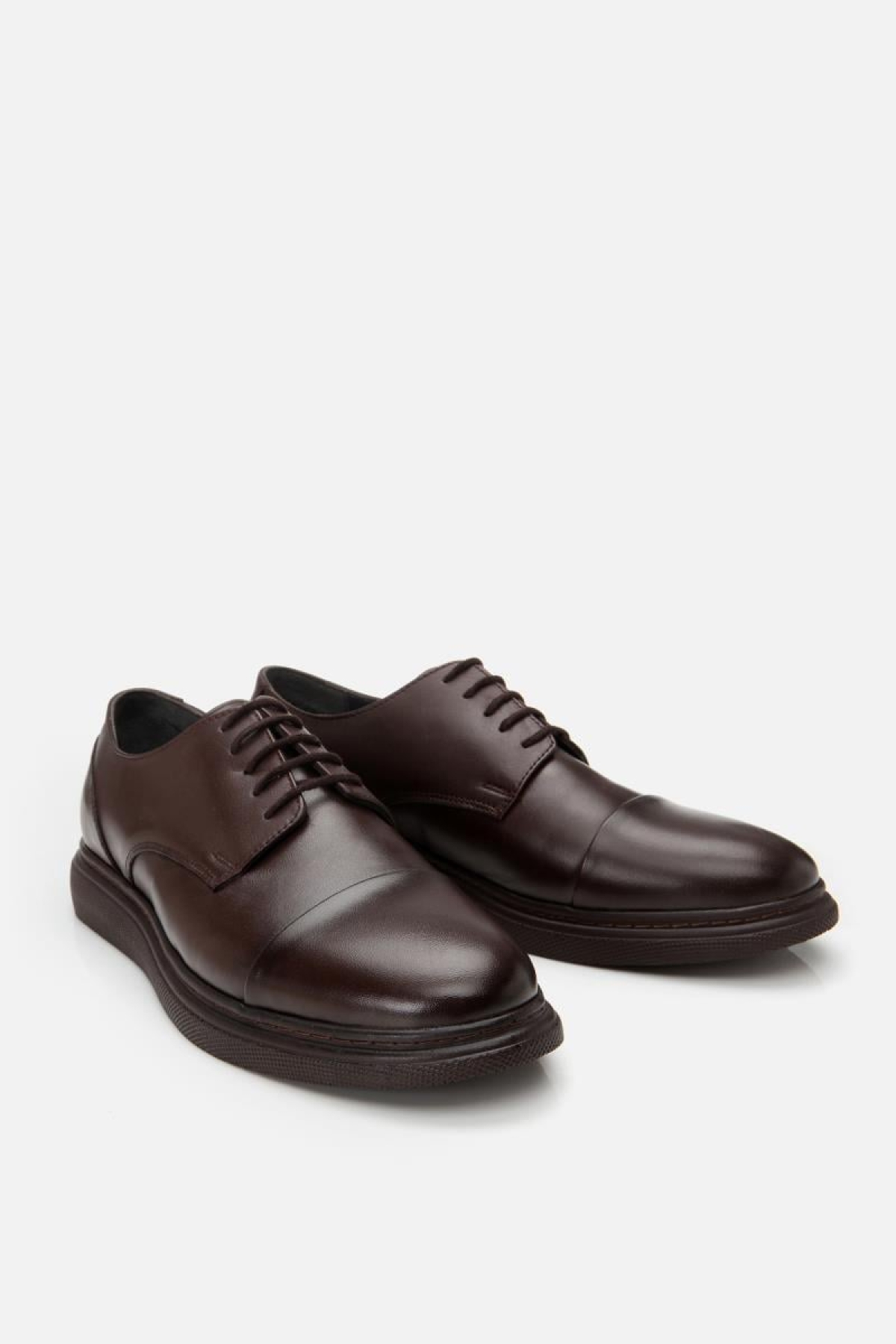 Erkek Deri Kahverengi Hafif Tabanlı Klasik Ayakkabı - Görsel 4