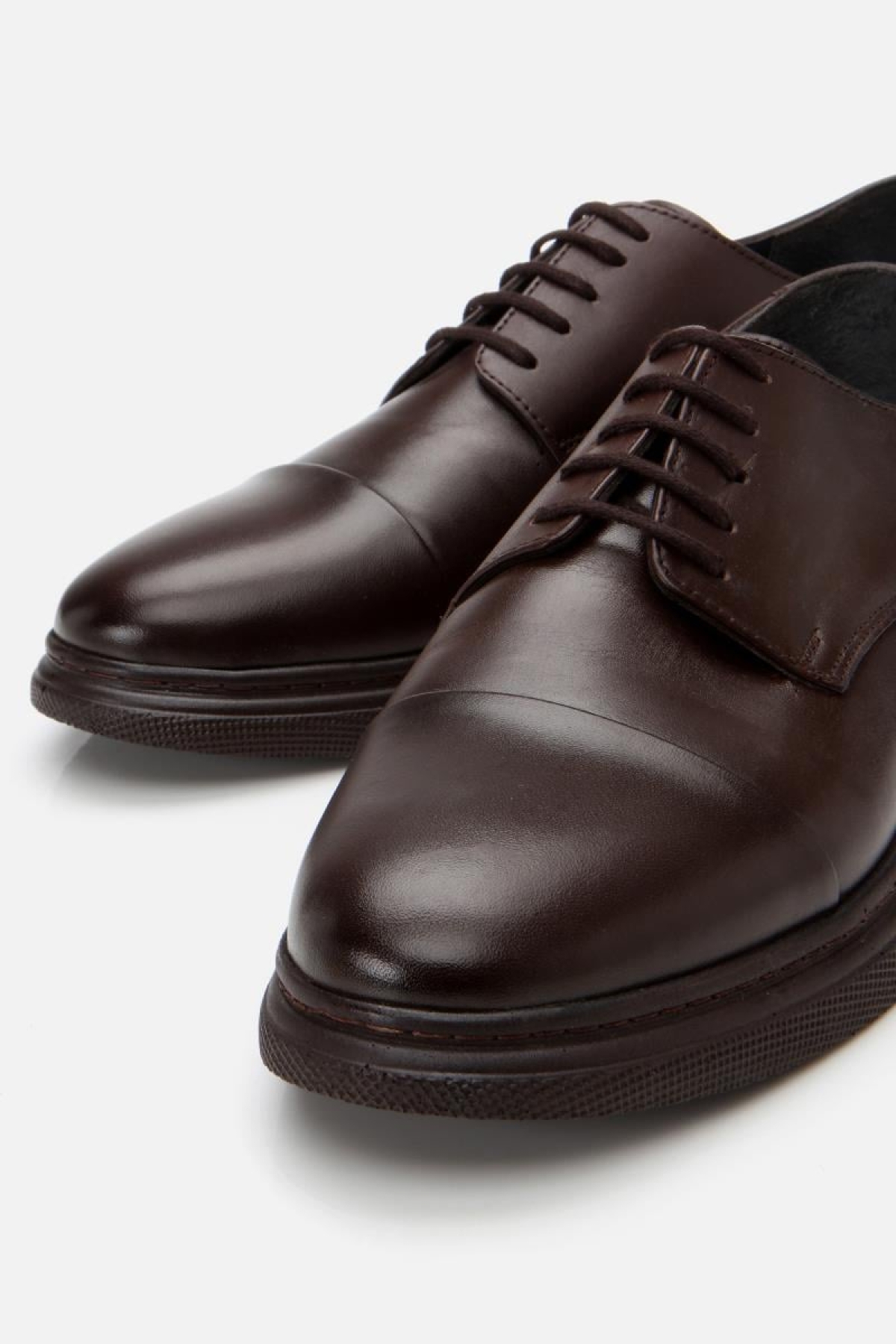 Erkek Deri Kahverengi Hafif Tabanlı Klasik Ayakkabı - Görsel 5