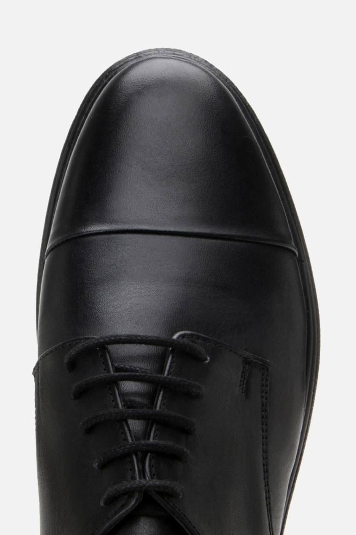 Erkek Deri Siyah Hafif Tabanlı Klasik Ayakkabı - Görsel 7