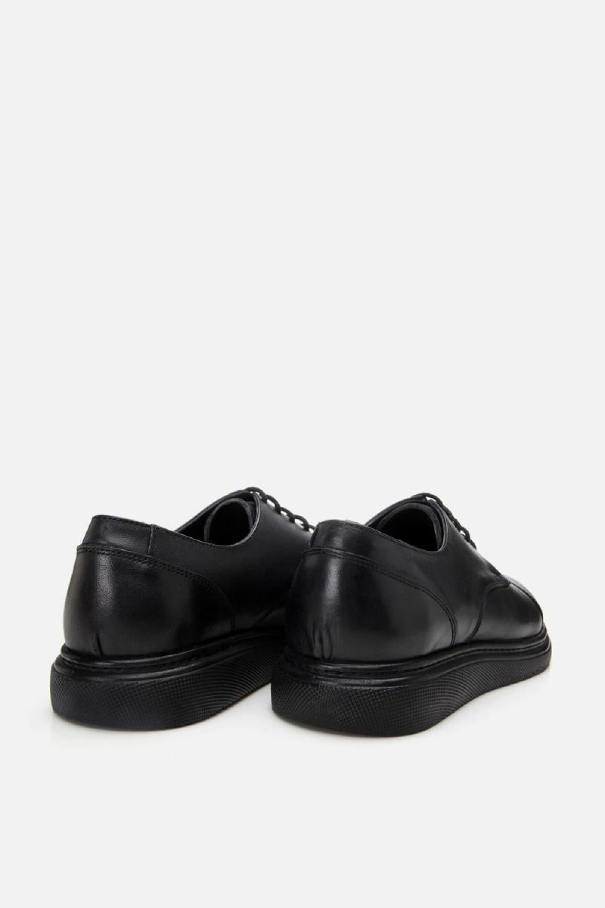 Erkek Deri Siyah Hafif Tabanlı Klasik Ayakkabı - Görsel 9