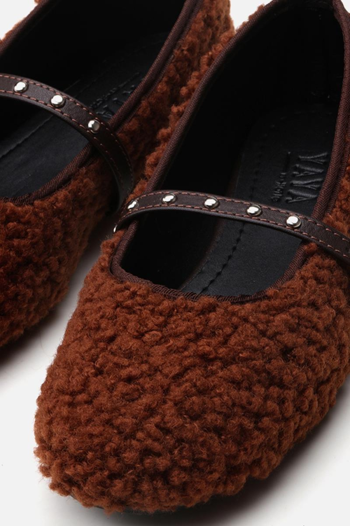 Peluş Kahve Kadın Babet - Görsel 5