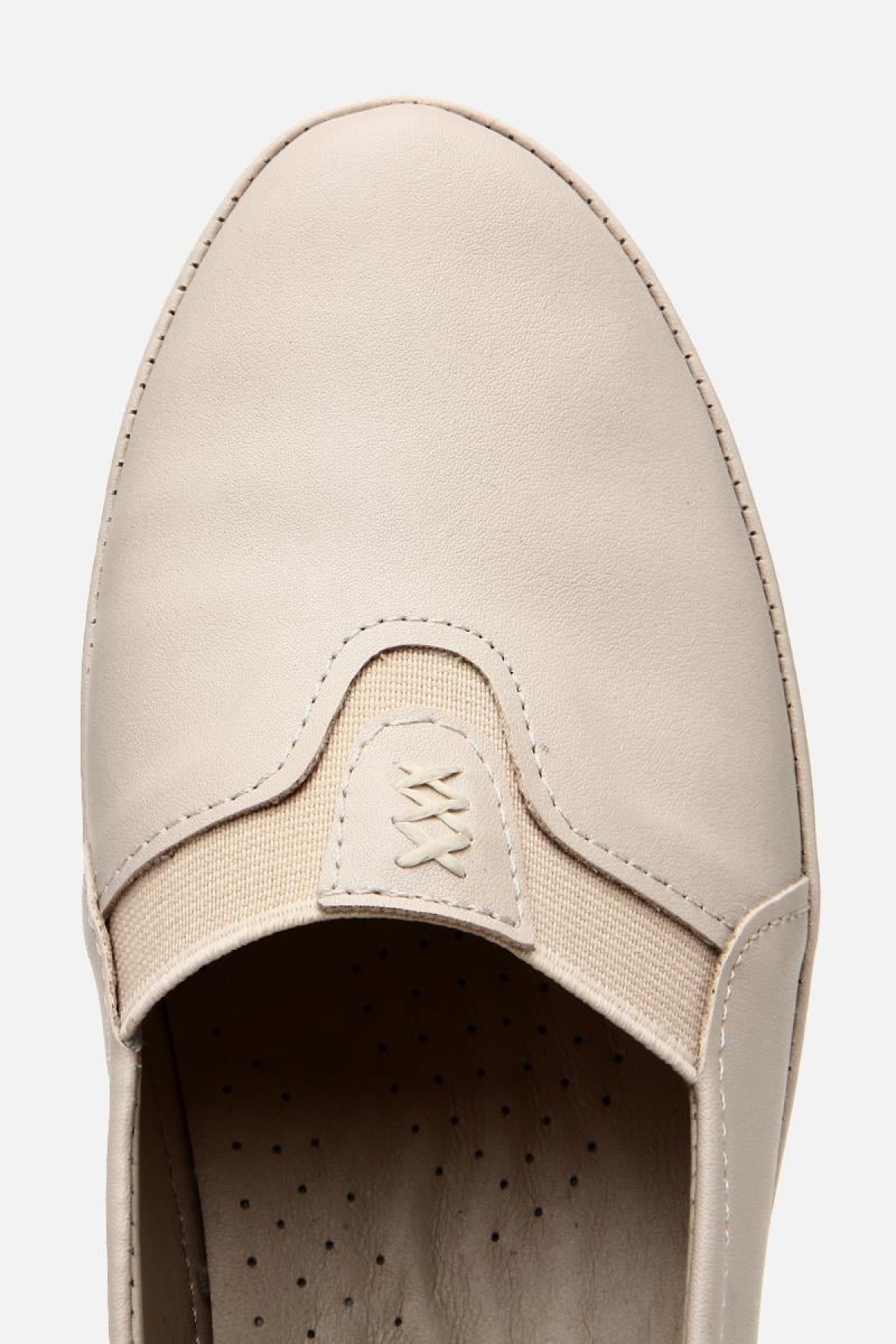 Kadın Bej Comfort Düz Ayakkabı - Görsel 9