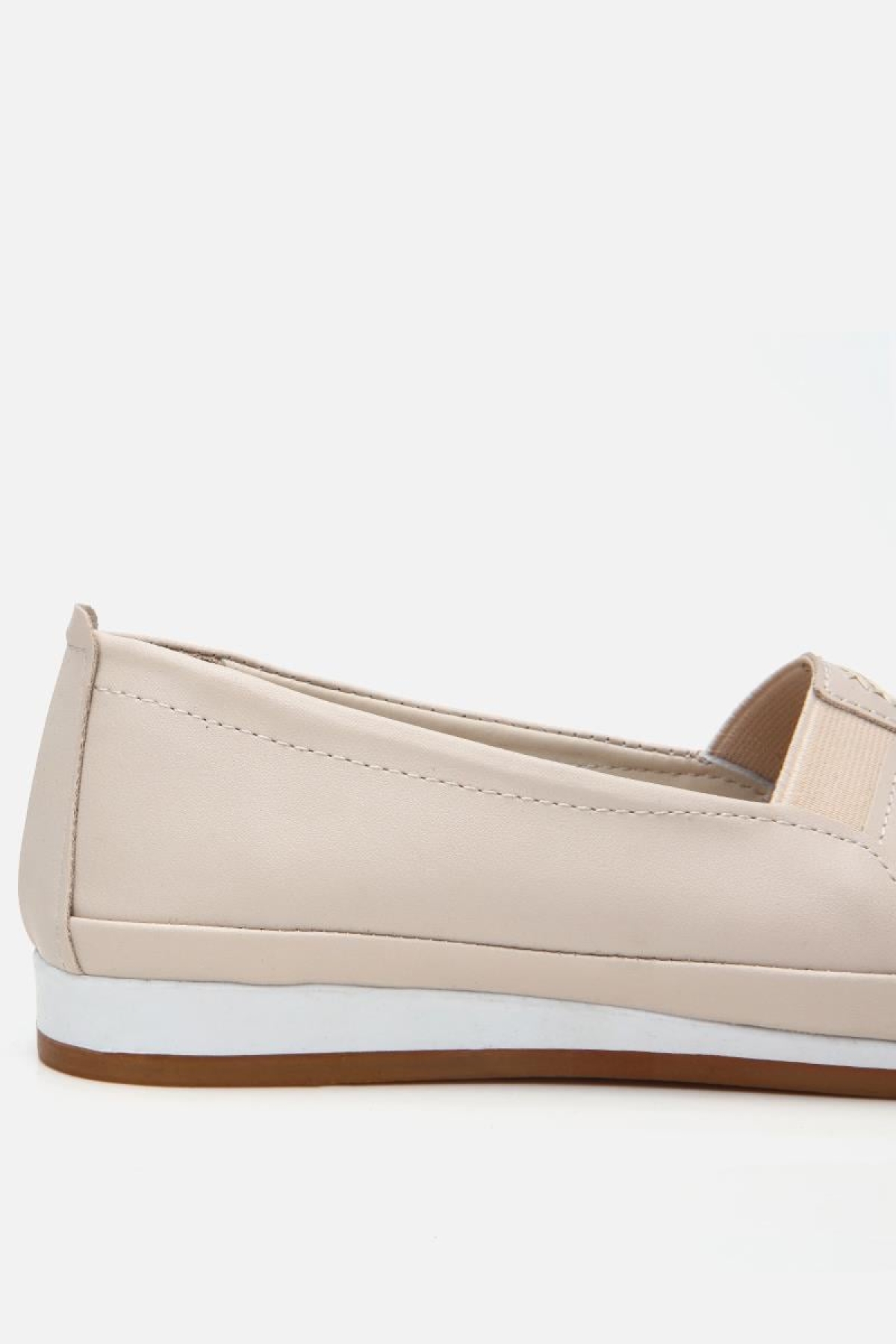 Kadın Bej Comfort Düz Ayakkabı - Görsel 10