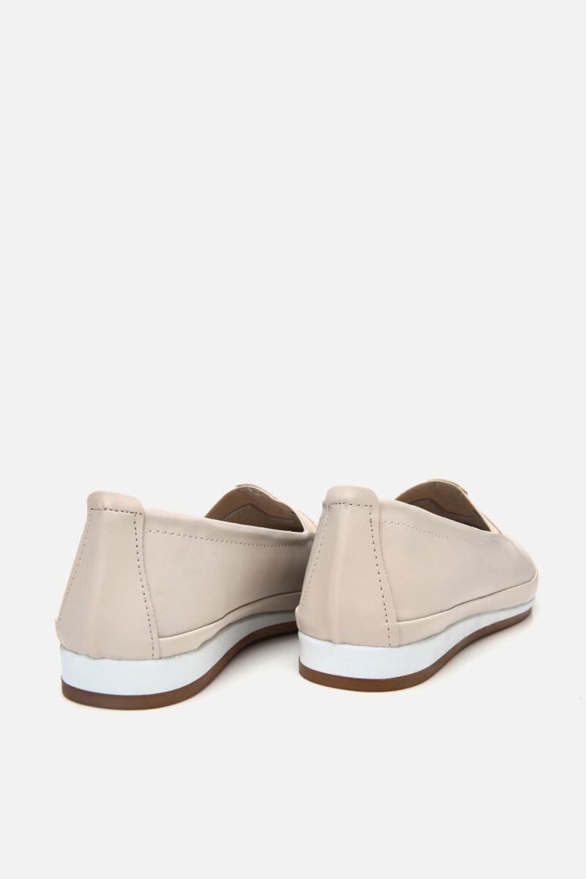 Kadın Bej Comfort Düz Ayakkabı - Görsel 11