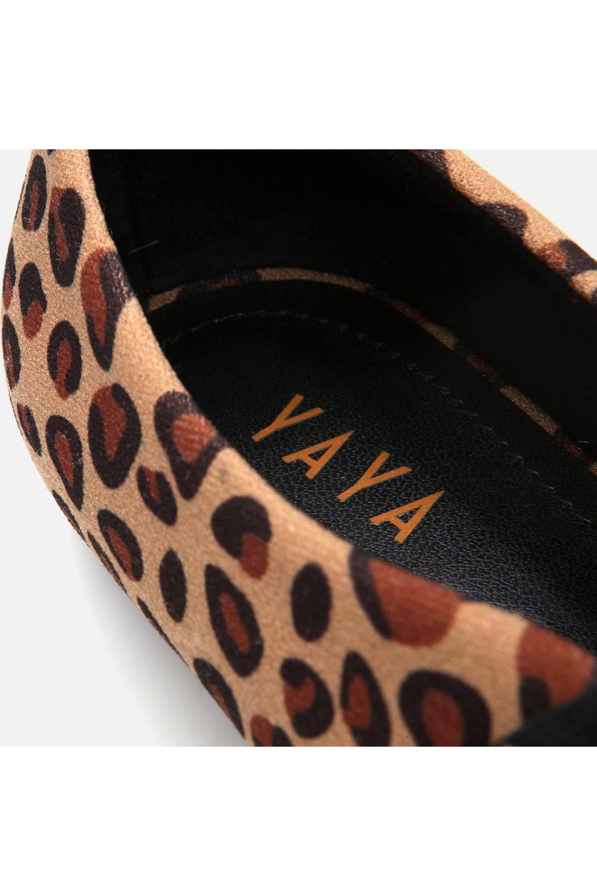 Mary Jane Leopar Desenli Kadın Babet - Görsel 7