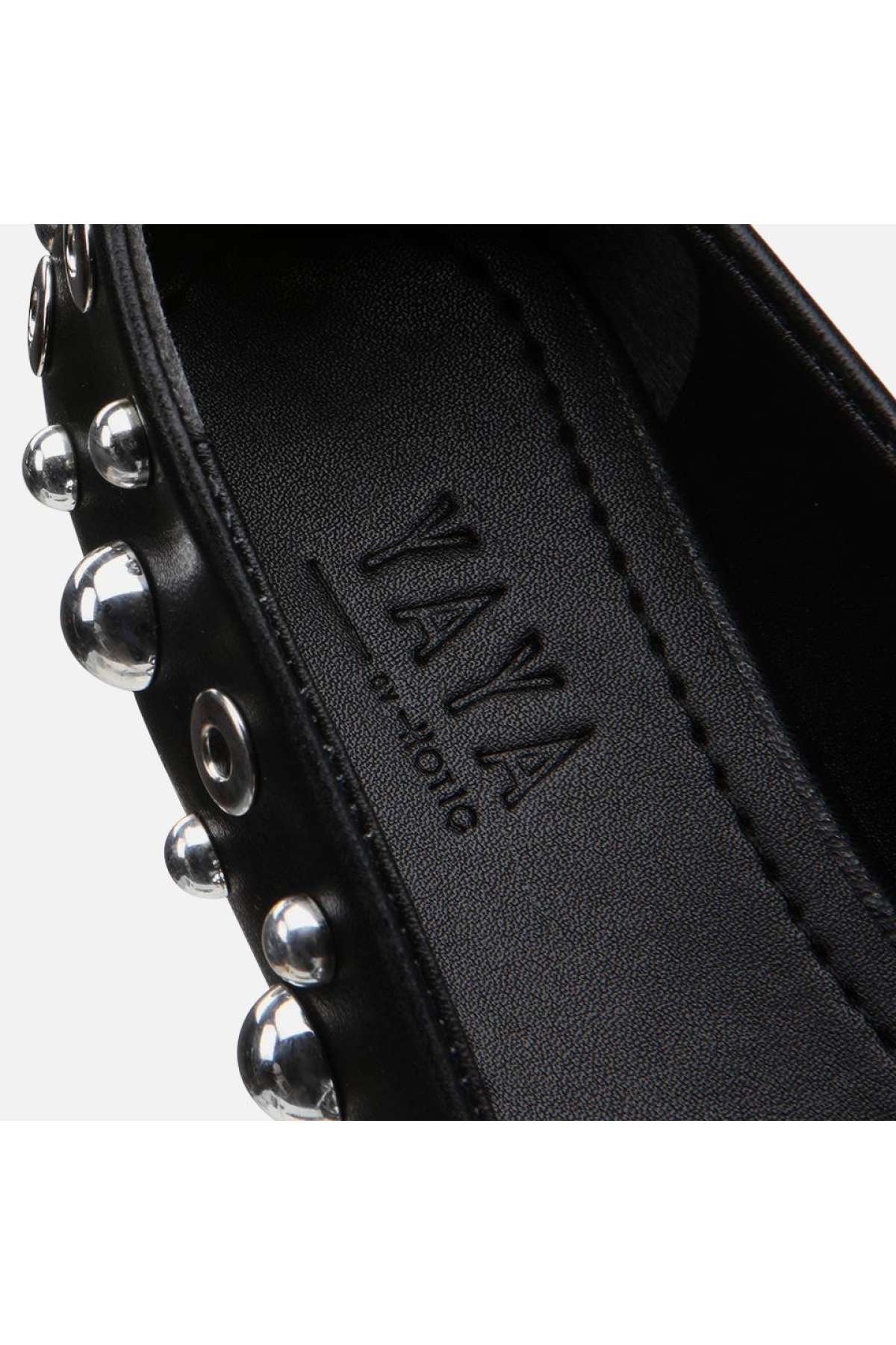 Mary Jane Siyah Kadın Taşlı Babet - Görsel 9