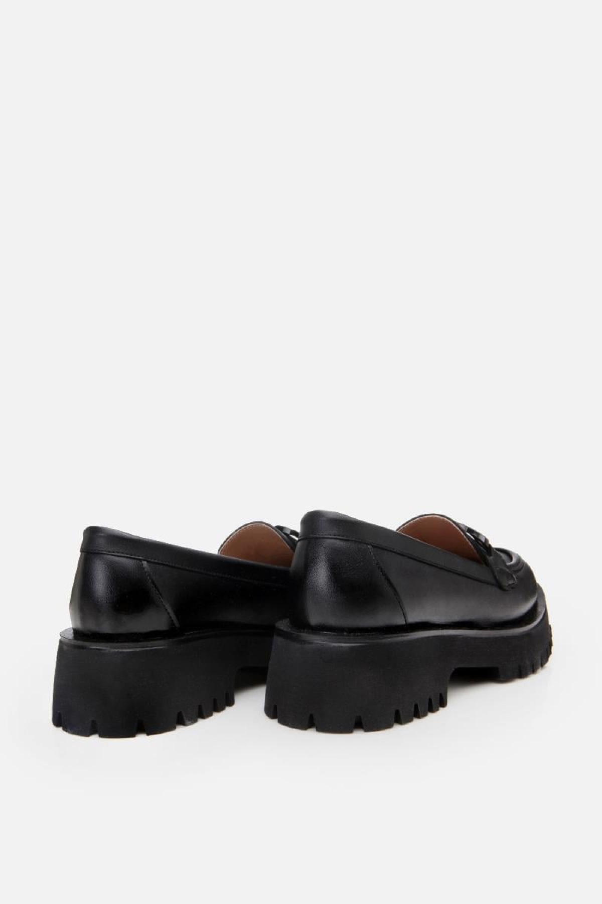 Kadın Siyah Tokalı Günlük Loafer - Görsel 8