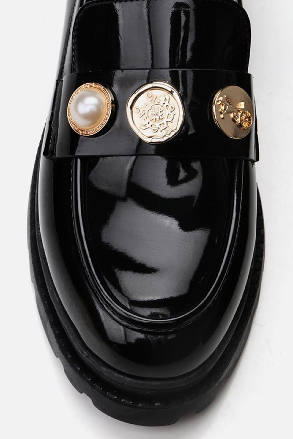 Siyah Kadın Loafer - Görsel 5