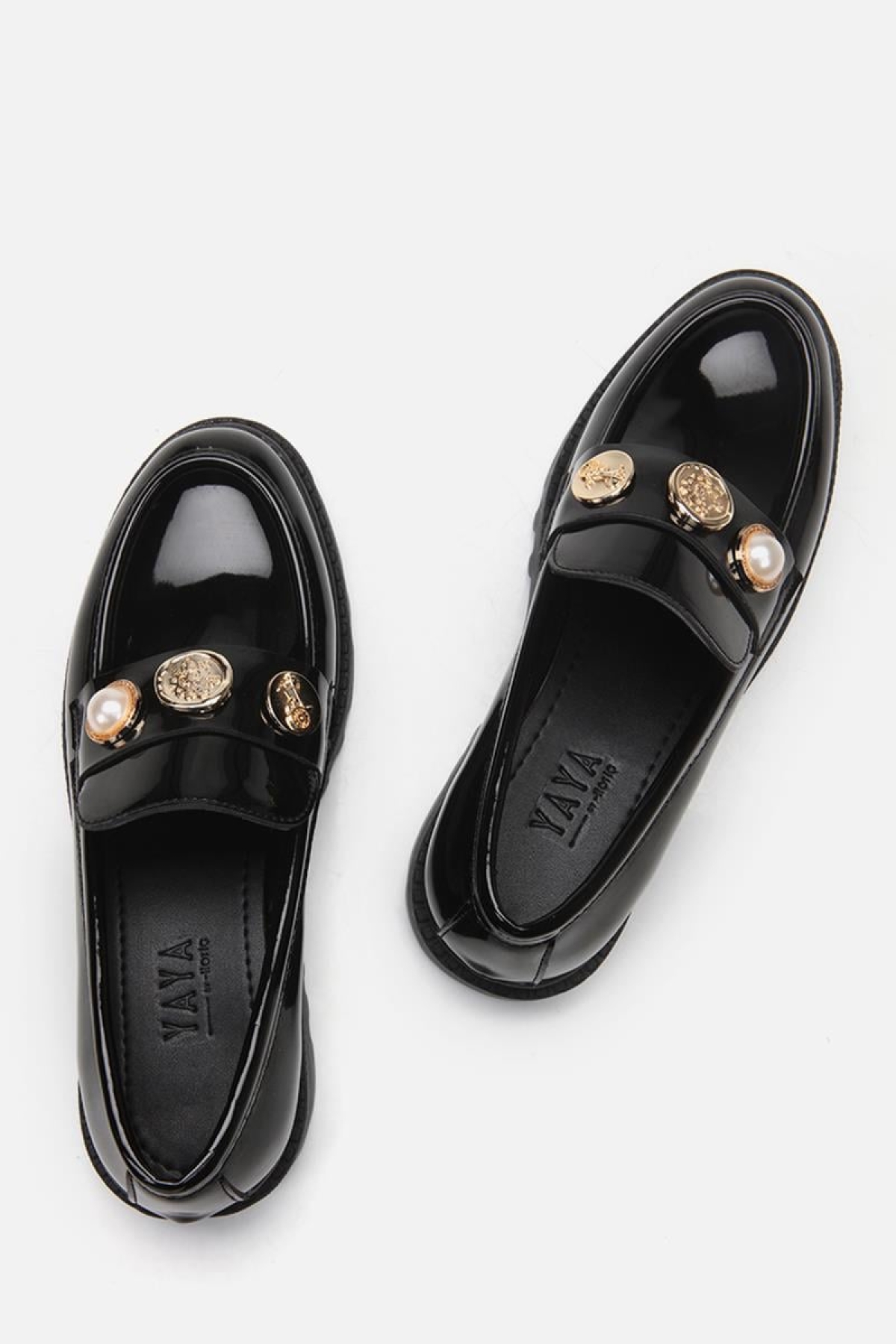 Siyah Kadın Loafer - Görsel 6