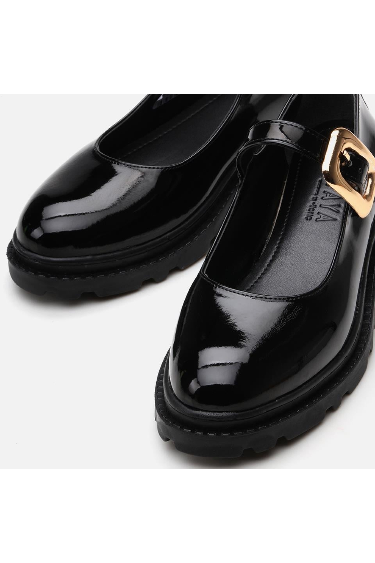 Mary Jane Siyah Kadın Ayakkabı - Görsel 6