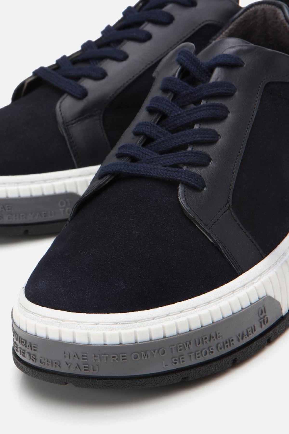 Erkek Nubuk Deri Lacivert Günlük Ayakkabı - Görsel 8