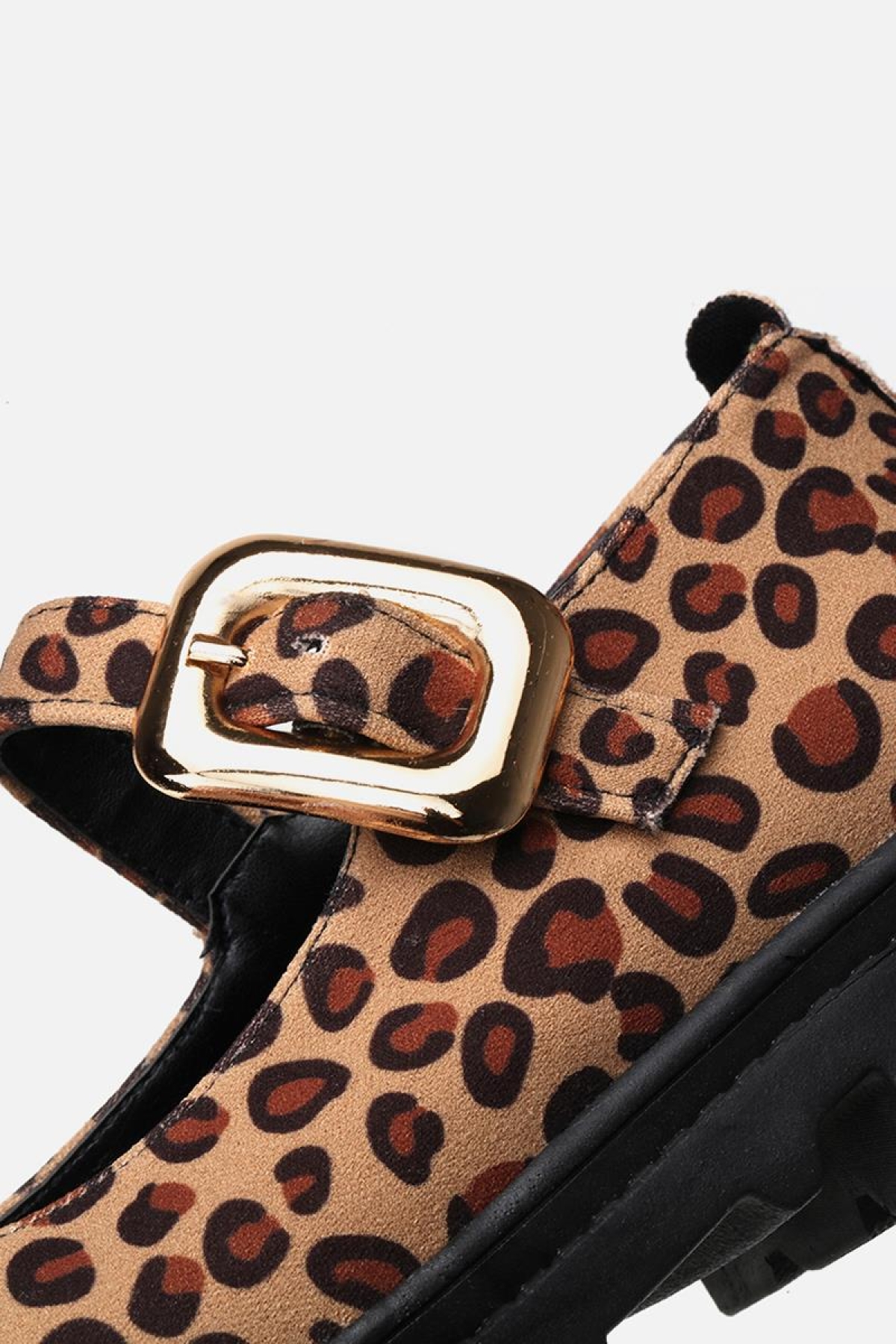 Mary Jane Leopar Kadın Ayakkabı - Görsel 5