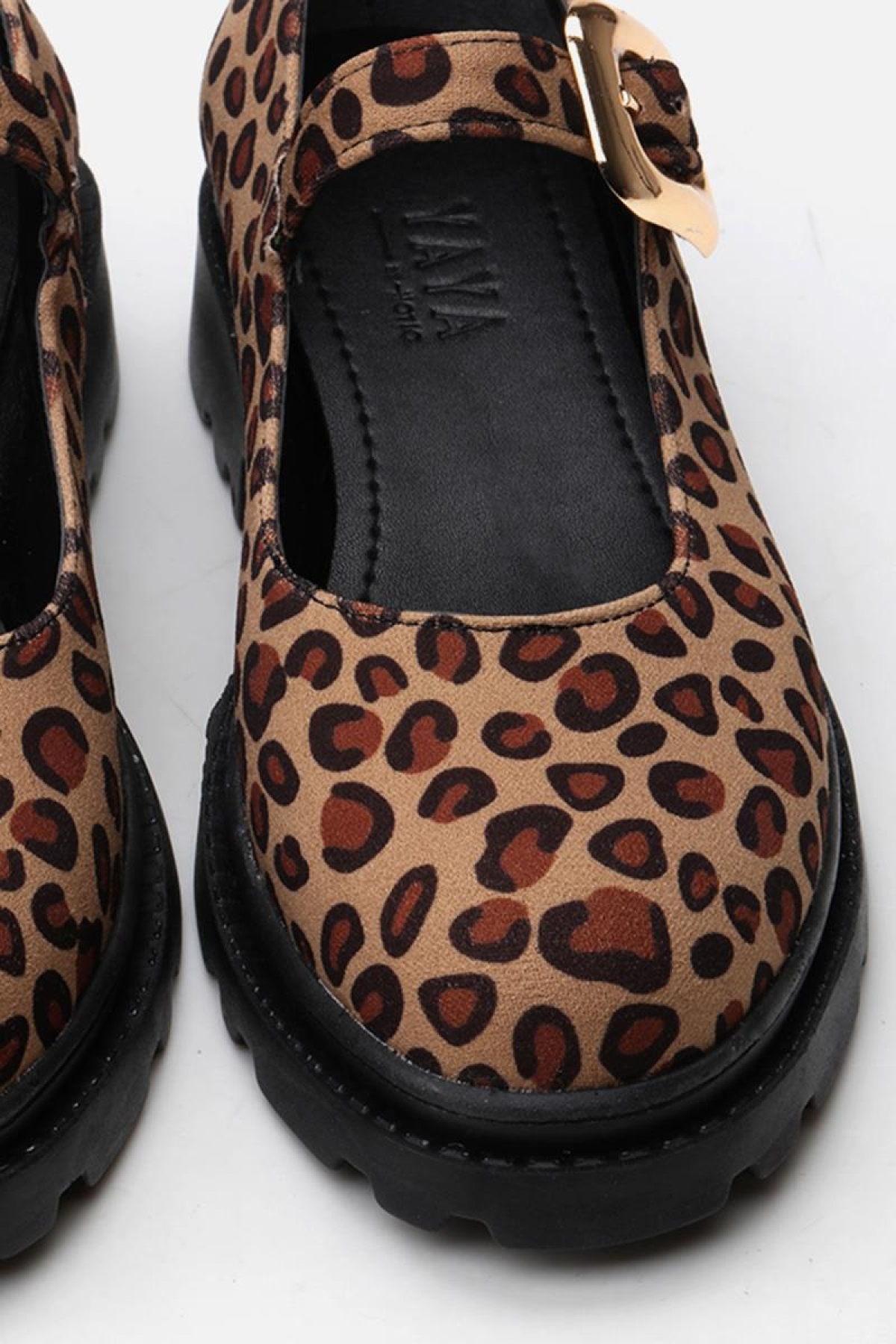 Mary Jane Leopar Kadın Ayakkabı - Görsel 6