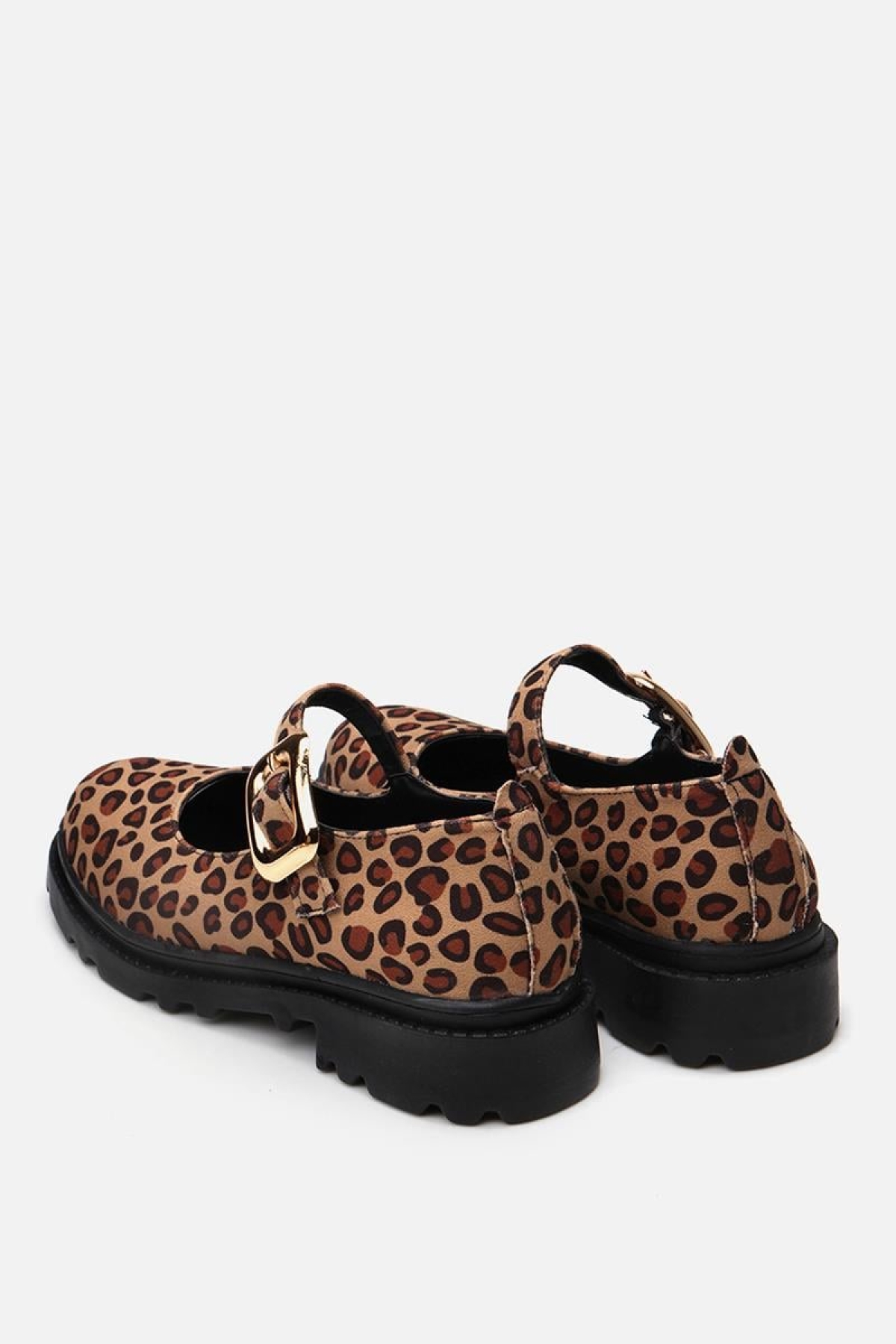 Mary Jane Leopar Kadın Ayakkabı - Görsel 7