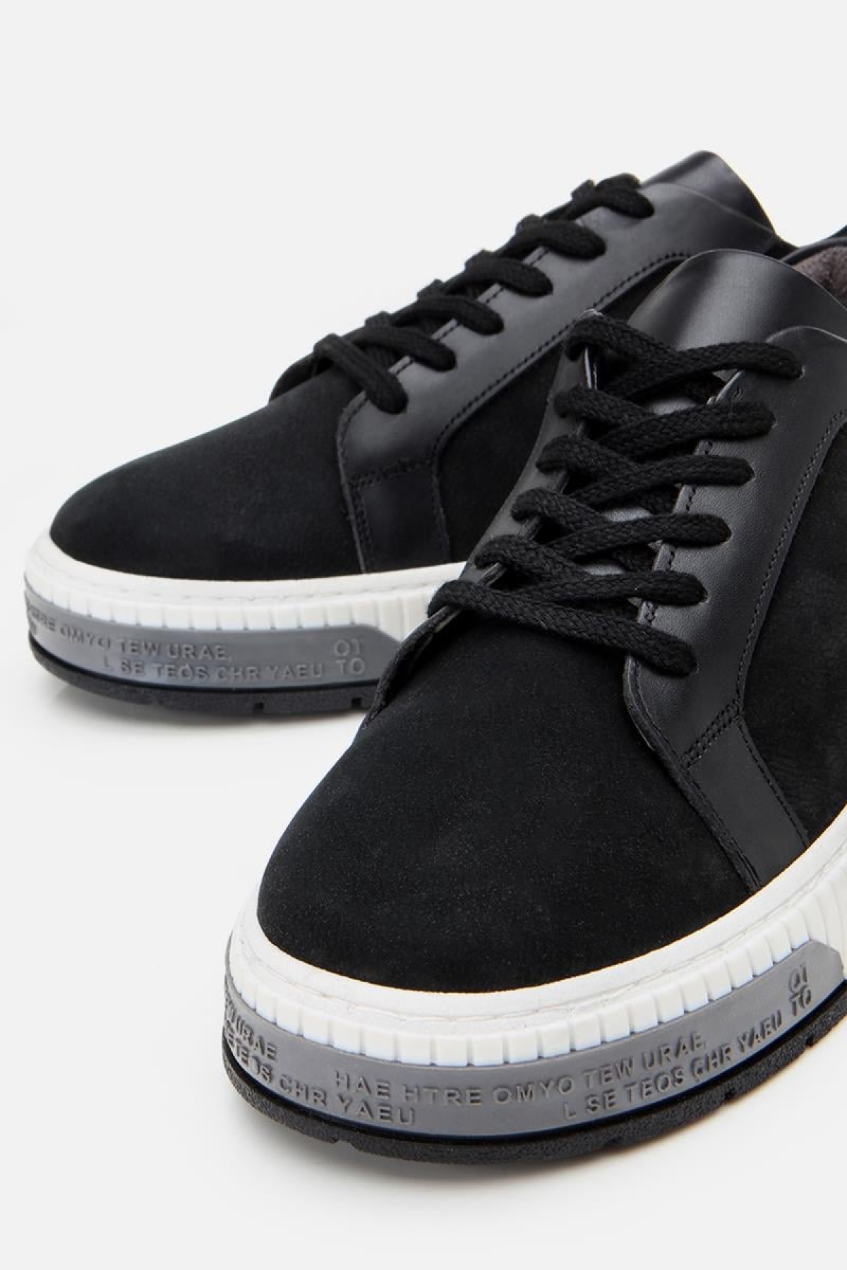 Erkek Nubuk Deri Siyah Günlük Ayakkabı - Görsel 6