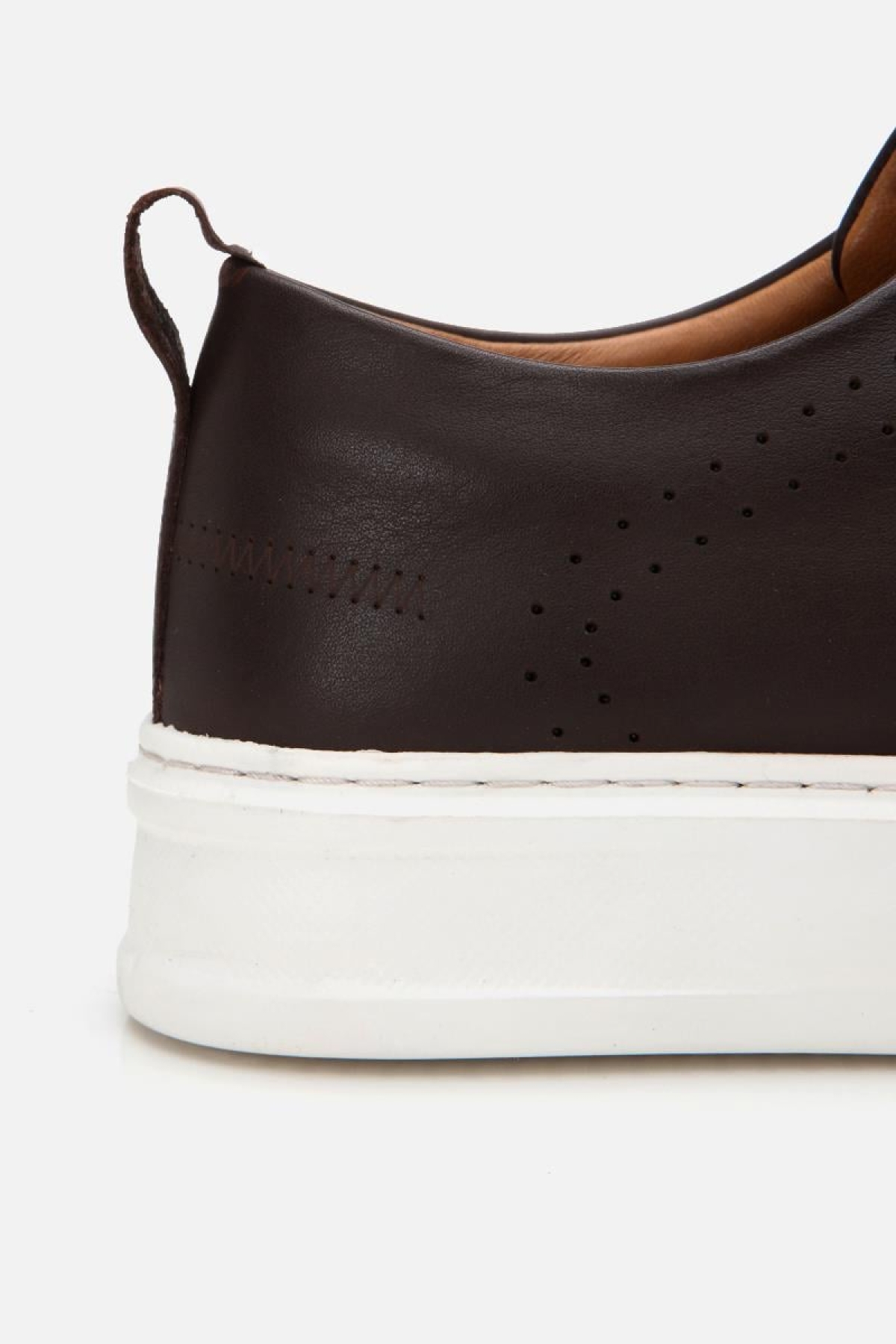 Erkek Deri Kahverengi Hafif Tabanlı Spor Ayakkabı - Görsel 8