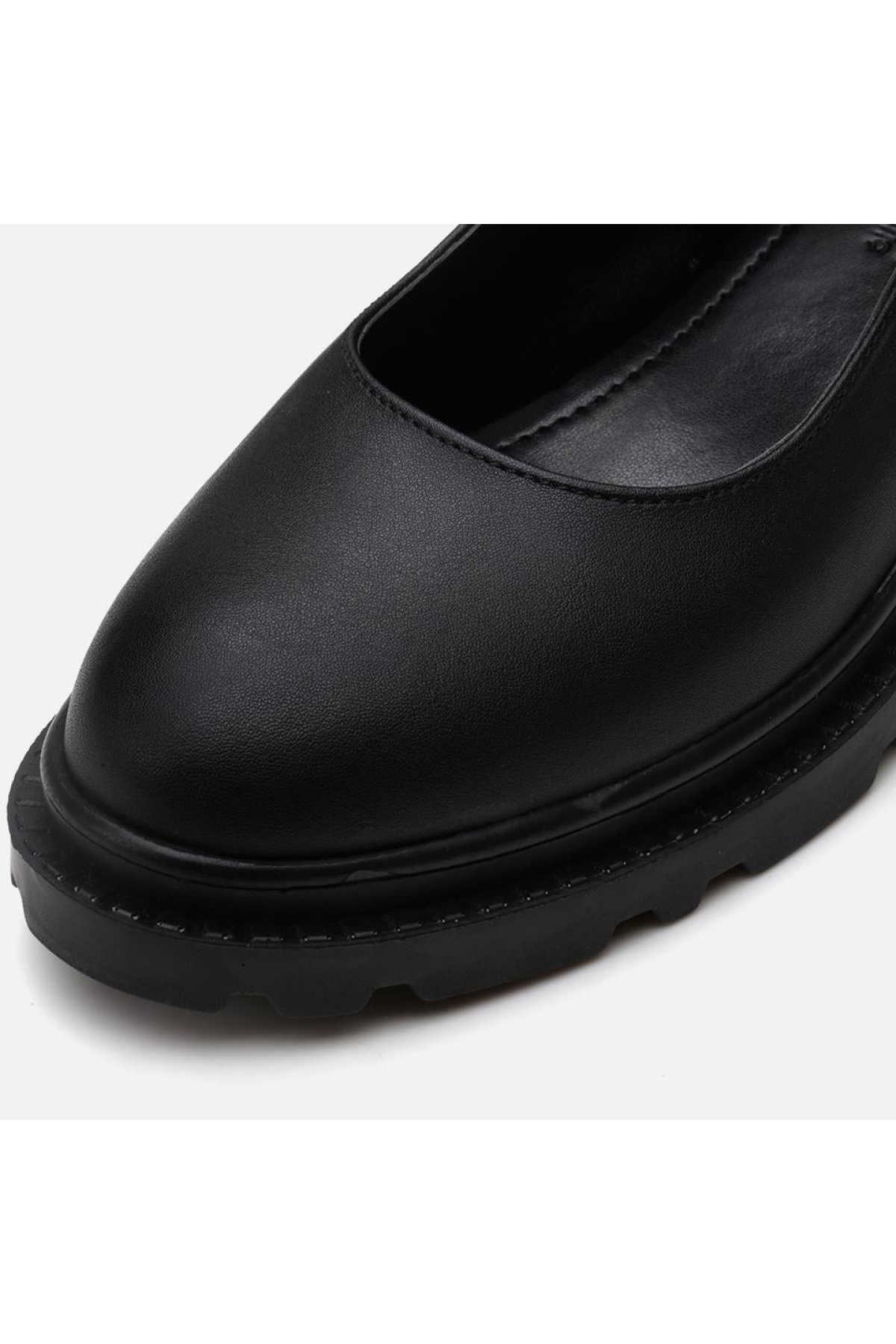 Mary Jane Siyah Kadın Ayakkabı - Görsel 6