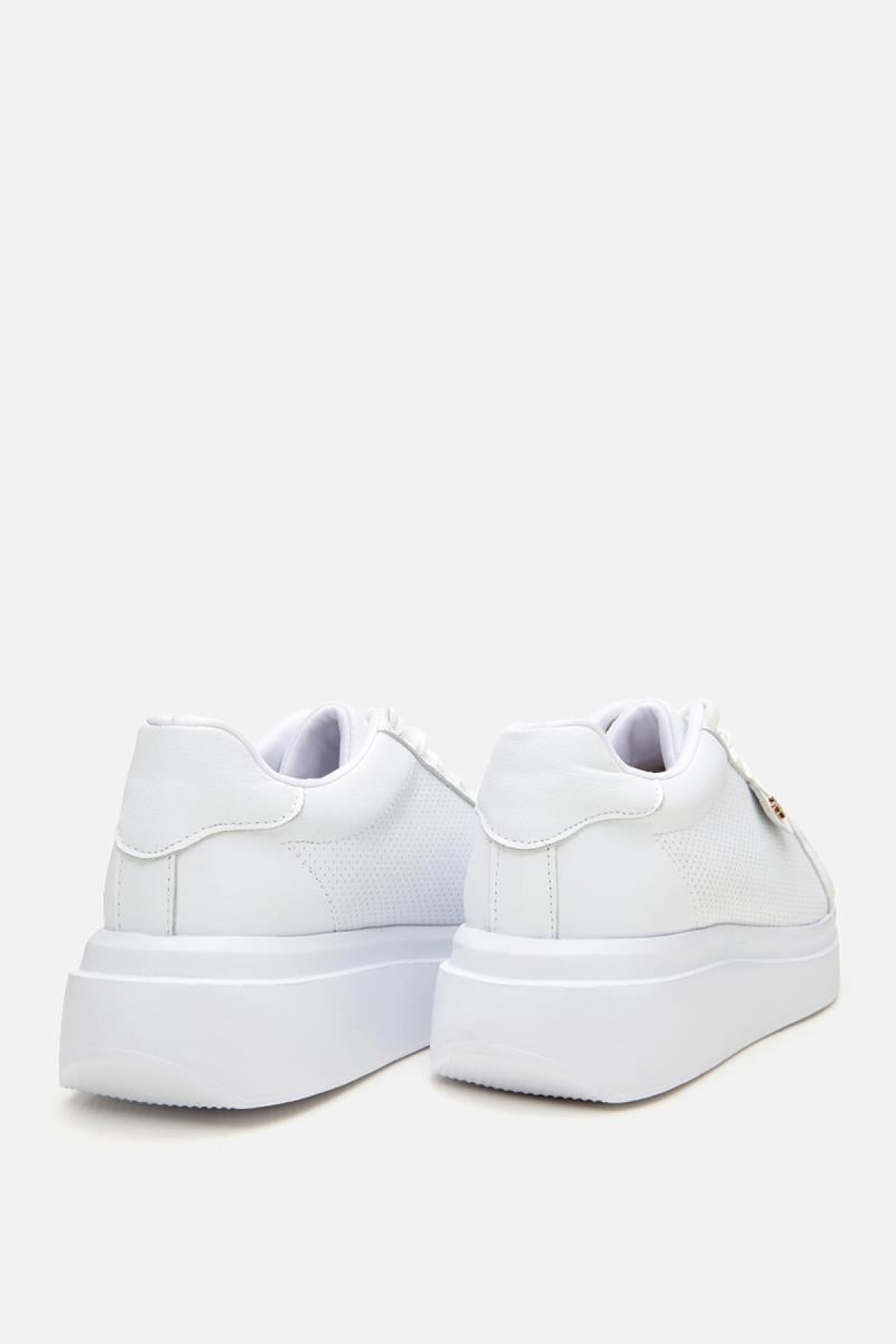 Kadın Beyaz Kalın Tabanlı Spor Ayakkabı - Görsel 7