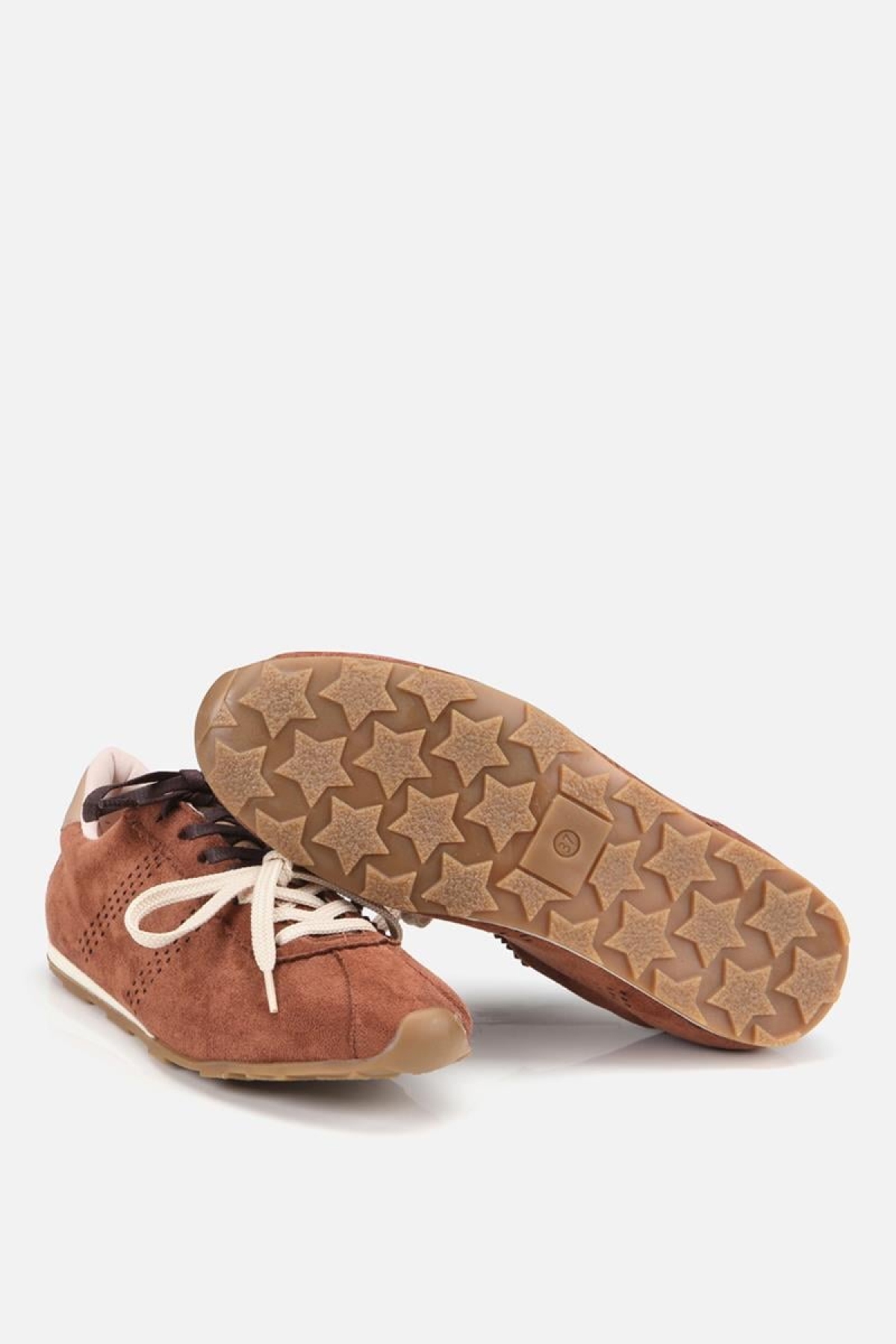 Kadın Süet Kahverengi Spor Ayakkabı - Görsel 7