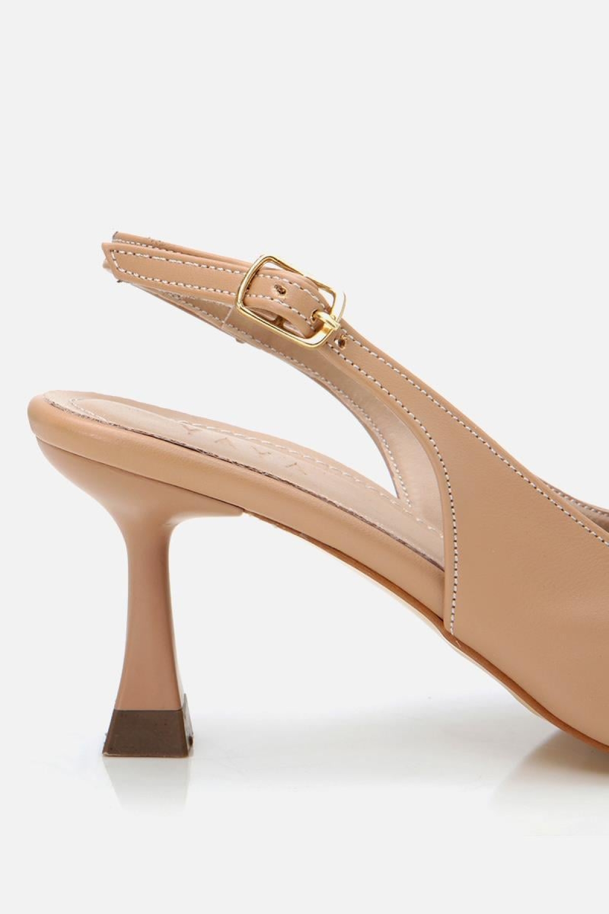Kadın Pudra Ayarlanabilir Tokalı Stiletto - Görsel 8