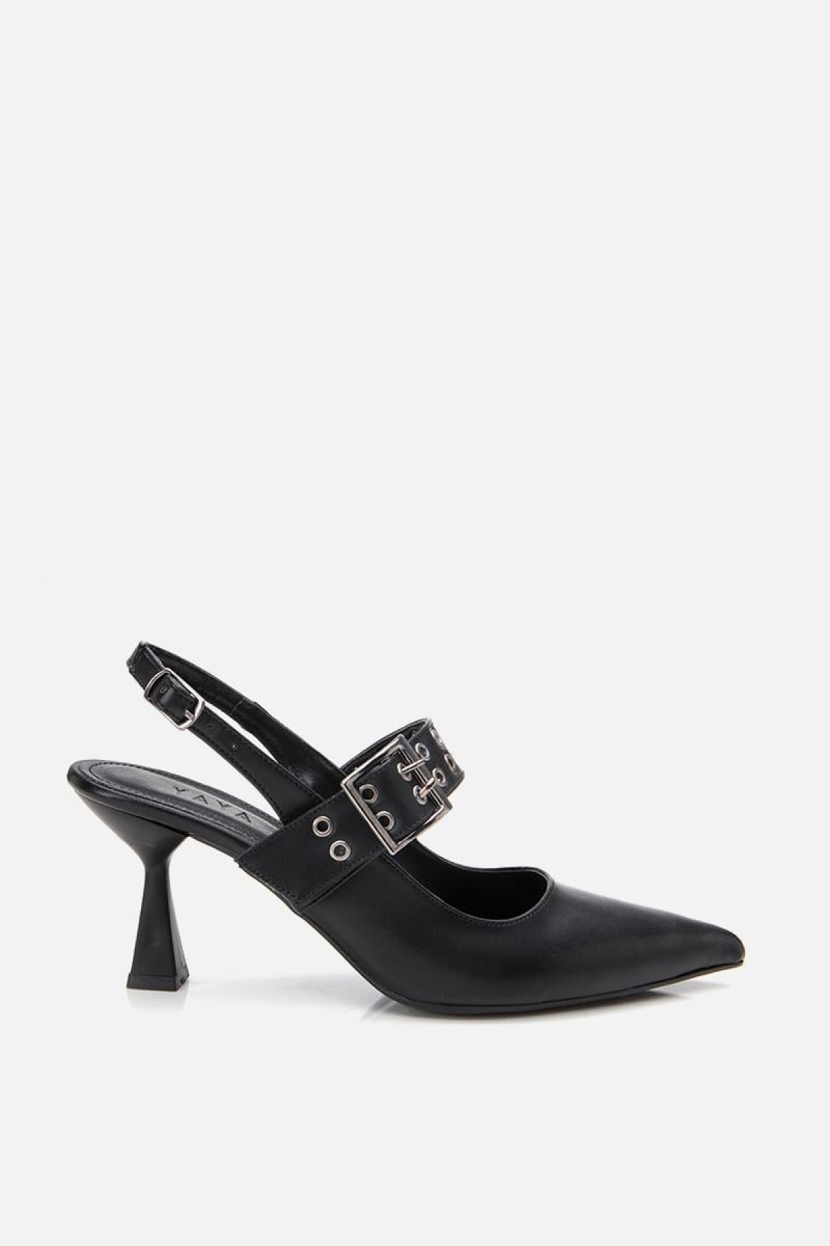Kadın Siyah Kemerli Stiletto - Görsel 4
