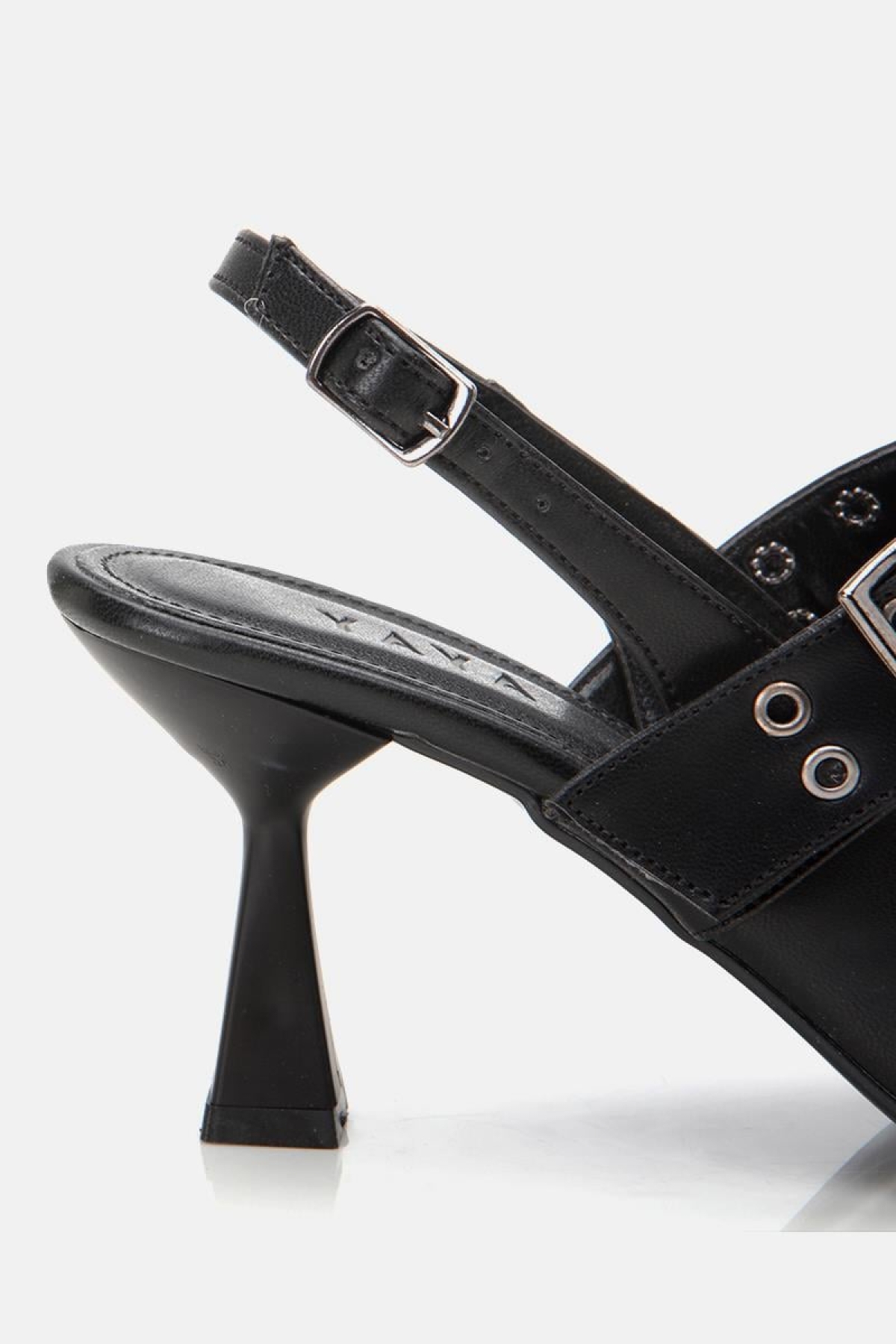 Kadın Siyah Kemerli Stiletto - Görsel 7