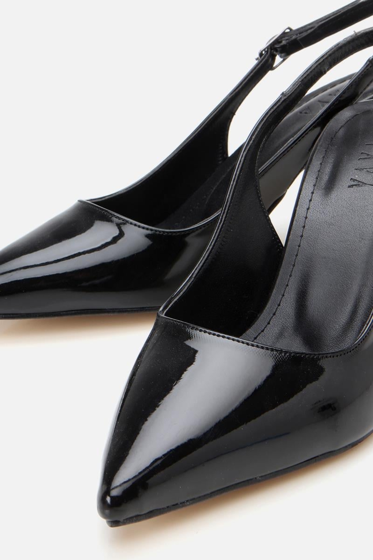 Kadın Siyah Ayarlanabilir Tokalı Stiletto - Görsel 7