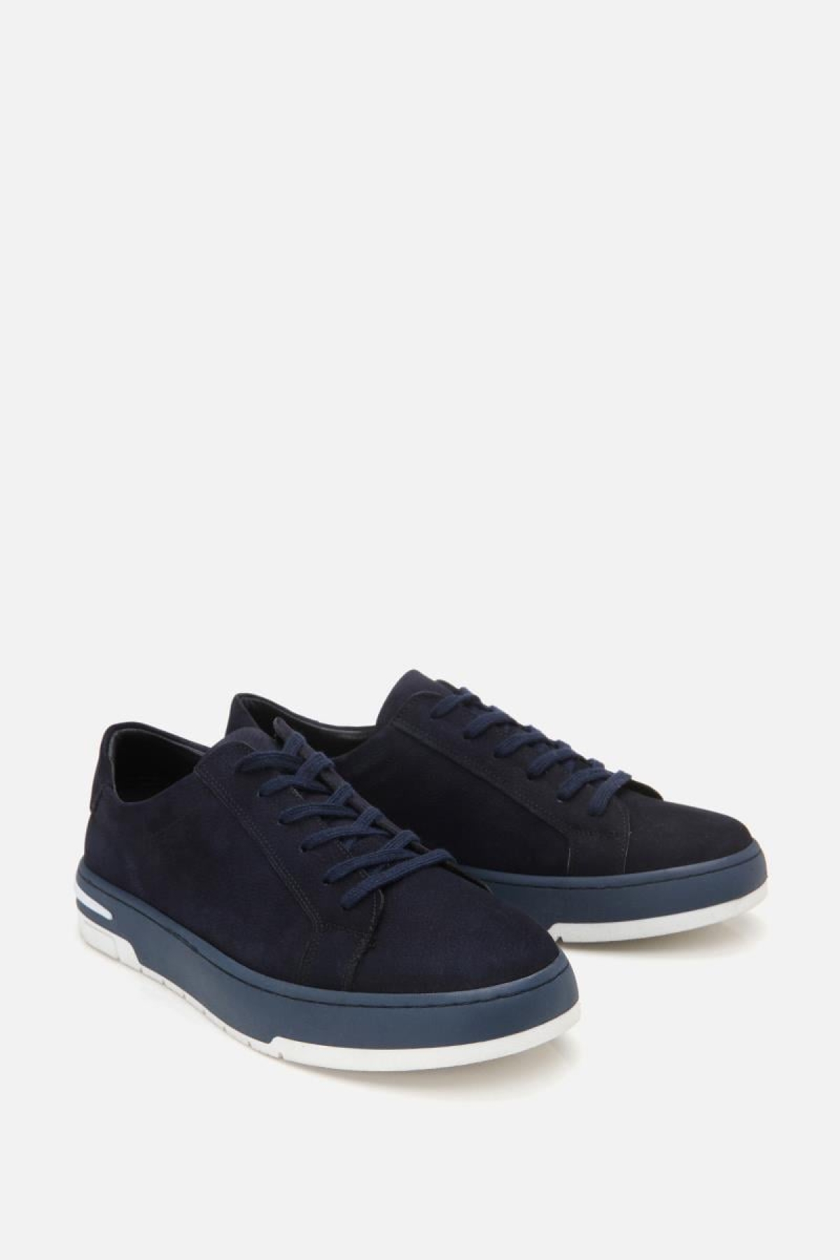 Erkek Nubuk Deri Lacivert Spor Ayakkabı - Görsel 3