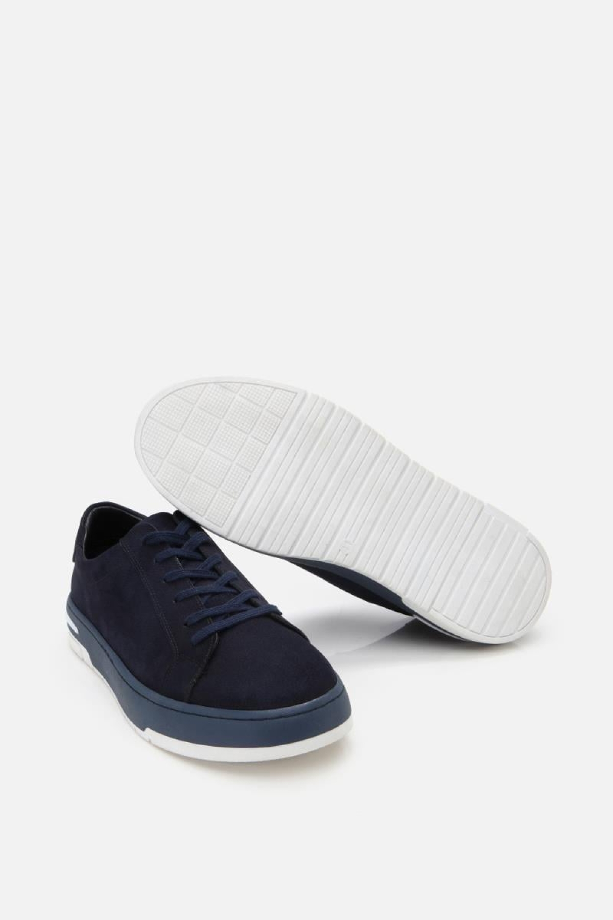 Erkek Nubuk Deri Lacivert Spor Ayakkabı - Görsel 8