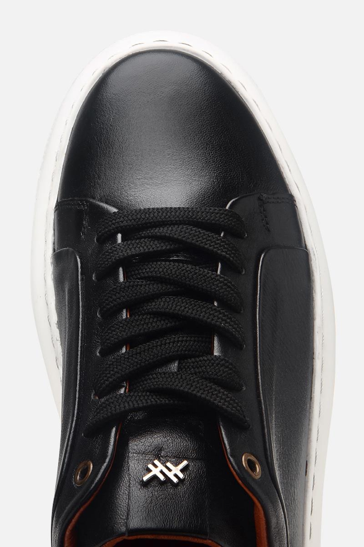 Erkek Deri Siyah Hafif Tabanlı Spor Ayakkabı - Görsel 9