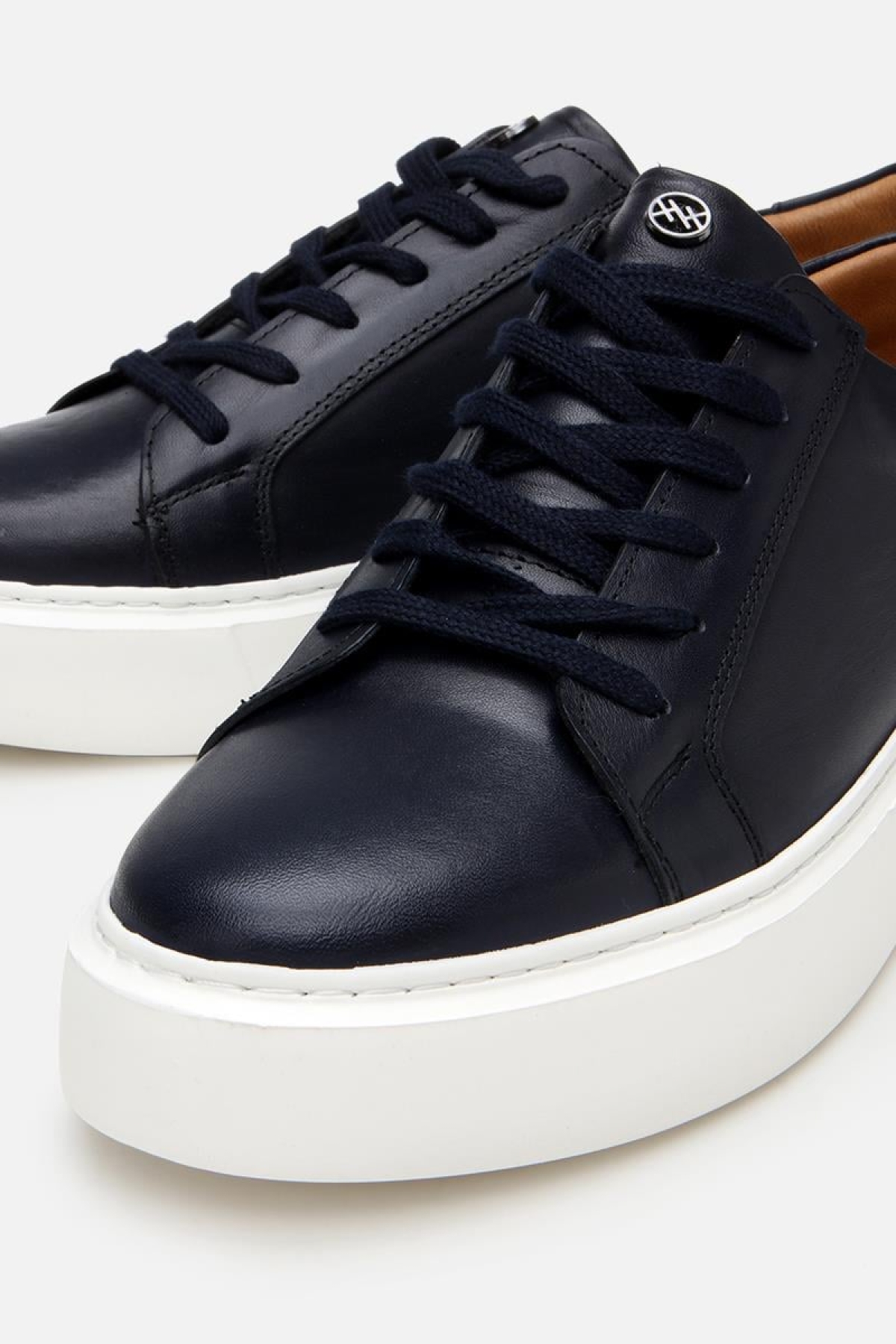 Erkek Deri Lacivert Hafif Tabanlı Spor Ayakkabı - Görsel 4