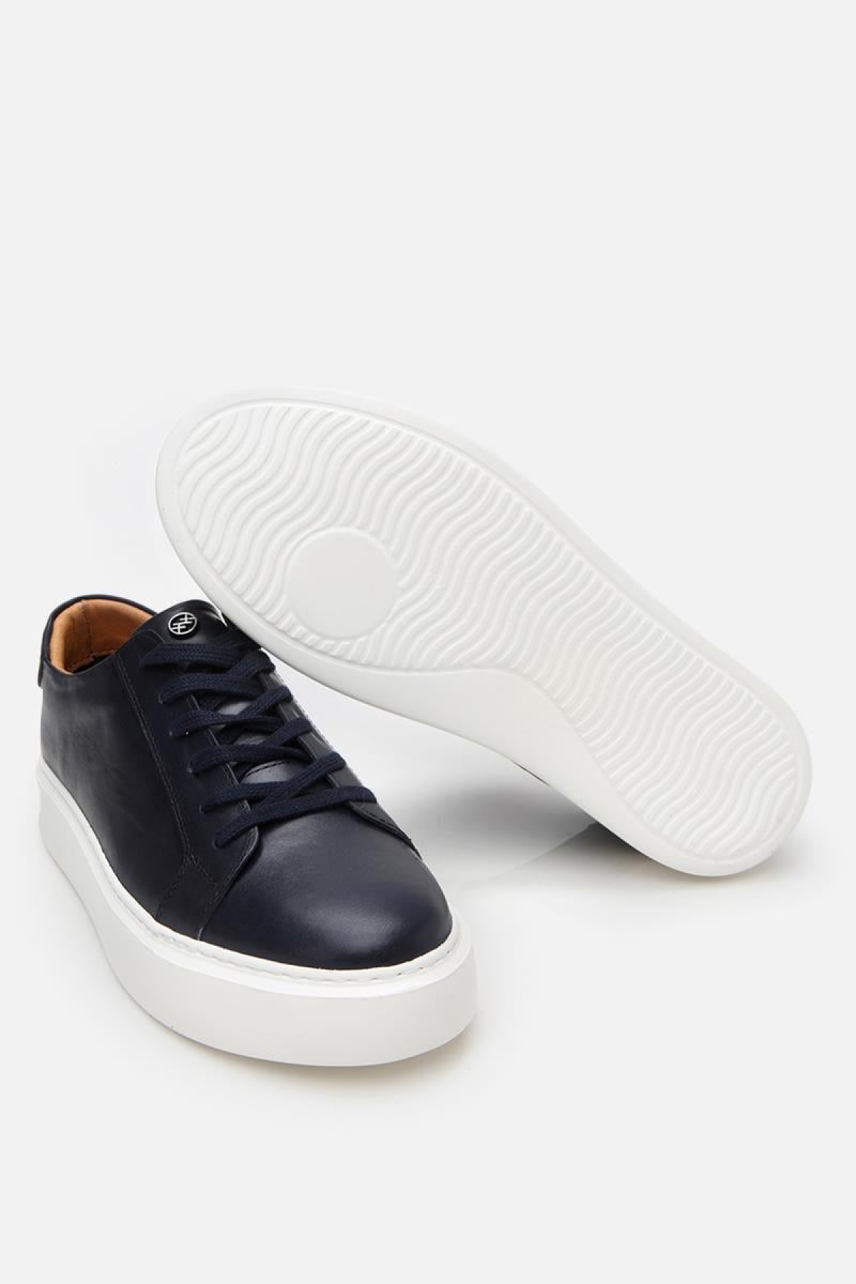 Erkek Deri Lacivert Hafif Tabanlı Spor Ayakkabı - Görsel 7