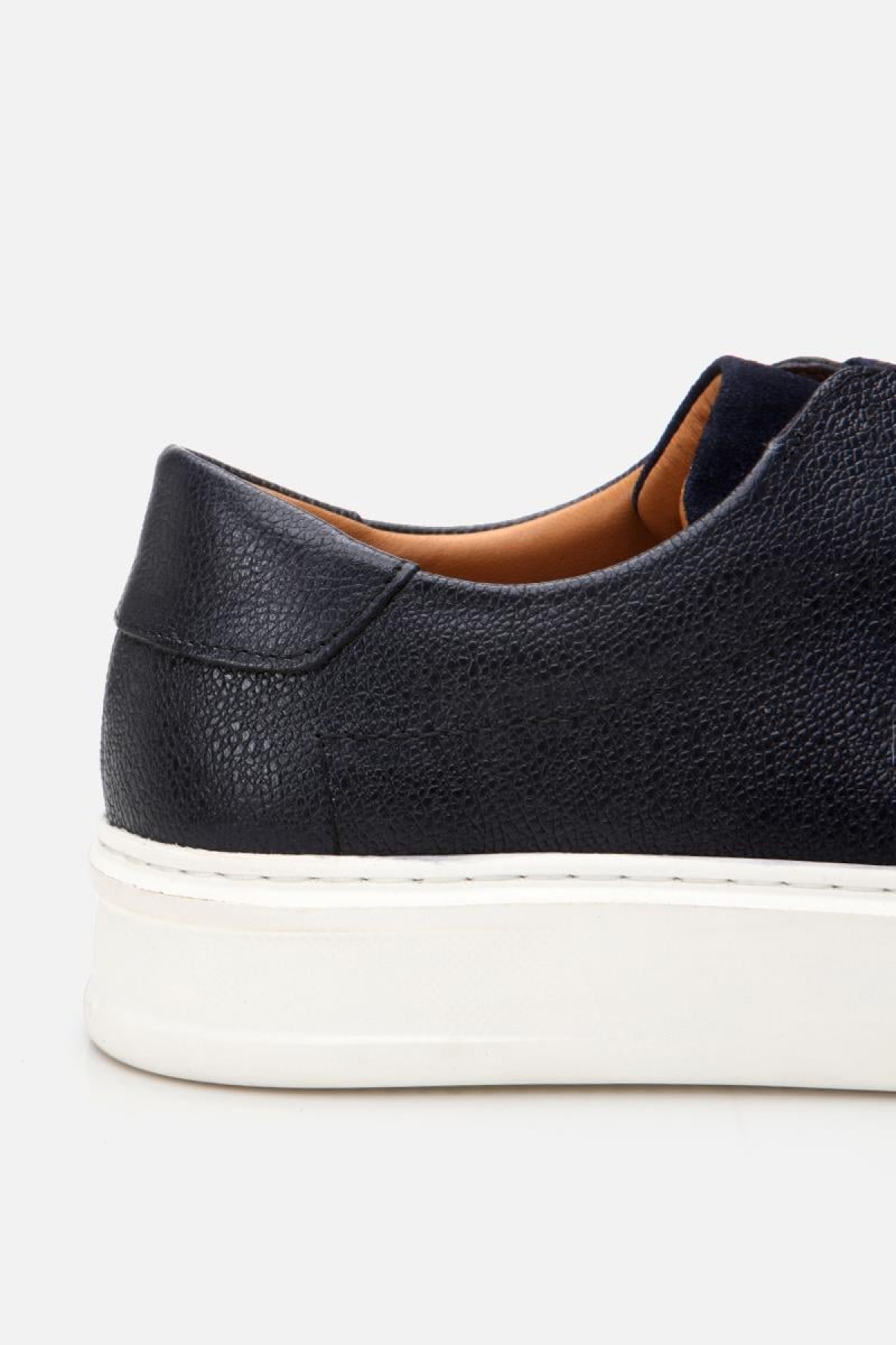 Erkek Deri Lacivert Hafif Tabanlı Spor Ayakkabı - Görsel 7